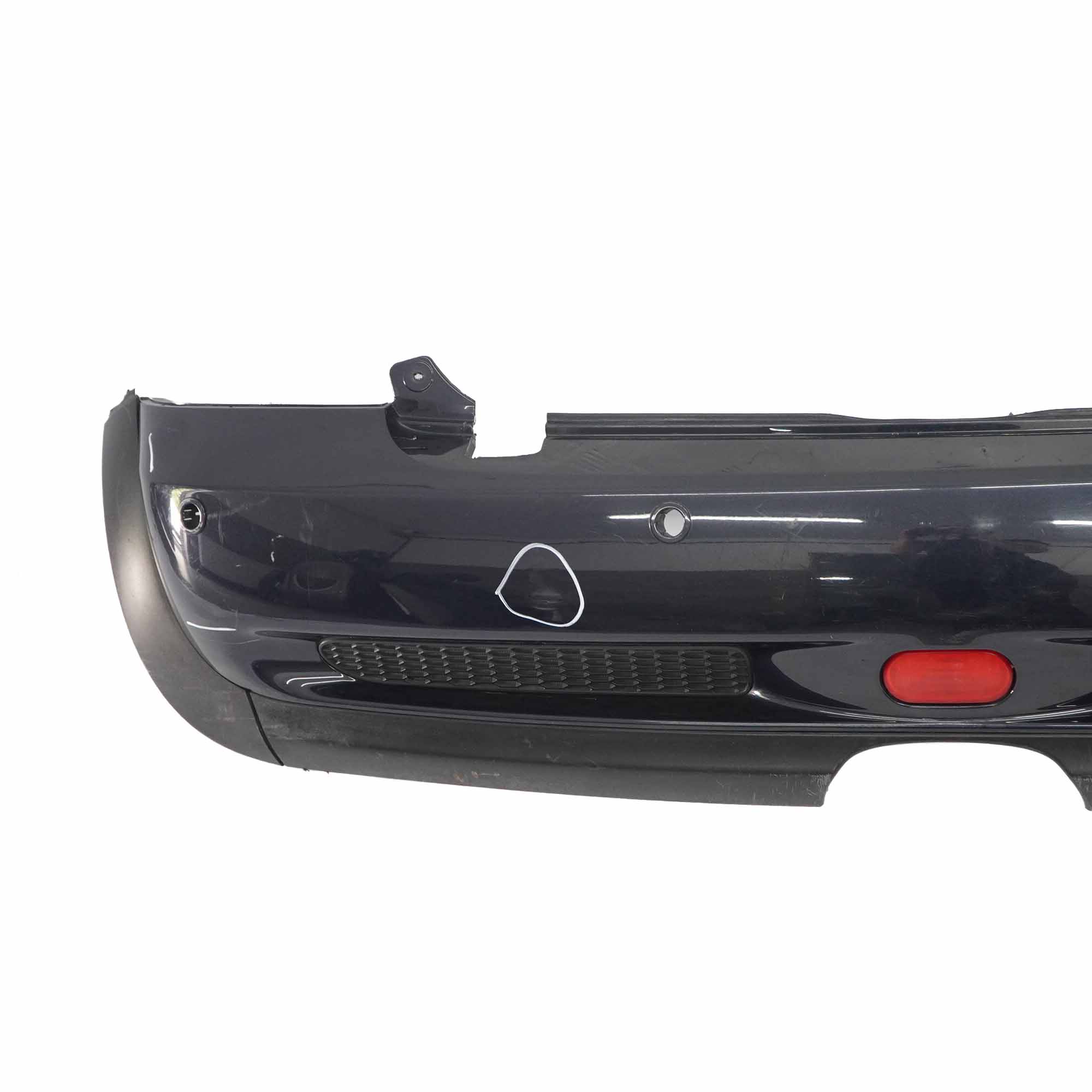 Mini R52 Rear Bumper PDC Cabrio Cooper S Panel Astro Black Metallic - A25