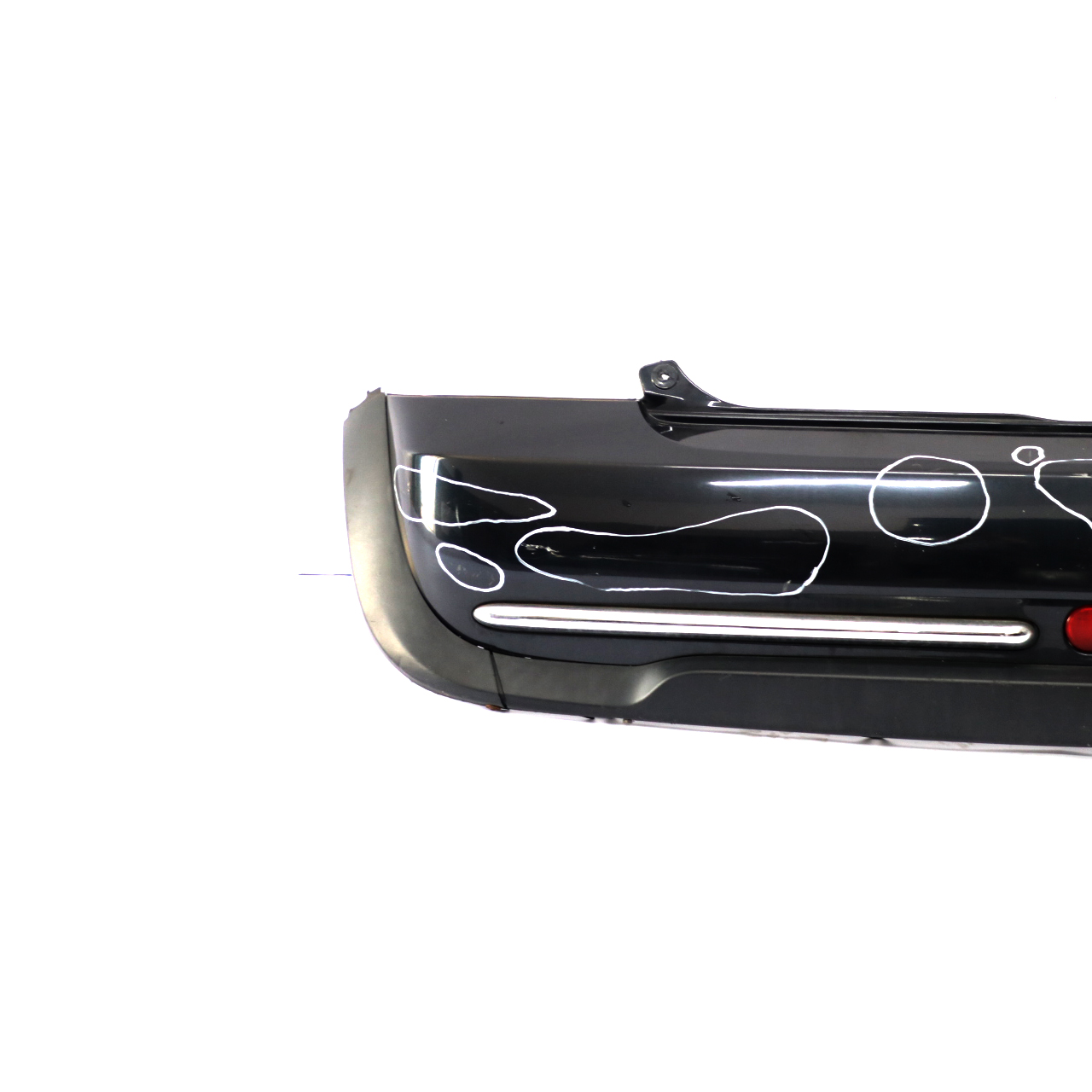 Mini Cooper R50 Rear Bumper Trim Panel Astro Black Metallic - A25