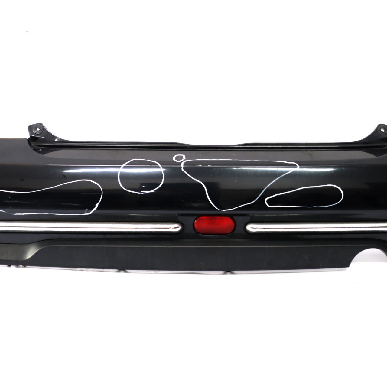 Mini Cooper R50 Rear Bumper Trim Panel Astro Black Metallic - A25