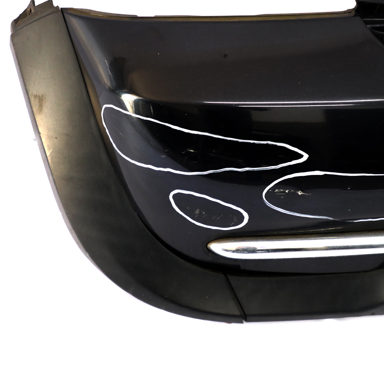 Mini Cooper R50 Rear Bumper Trim Panel Astro Black Metallic - A25