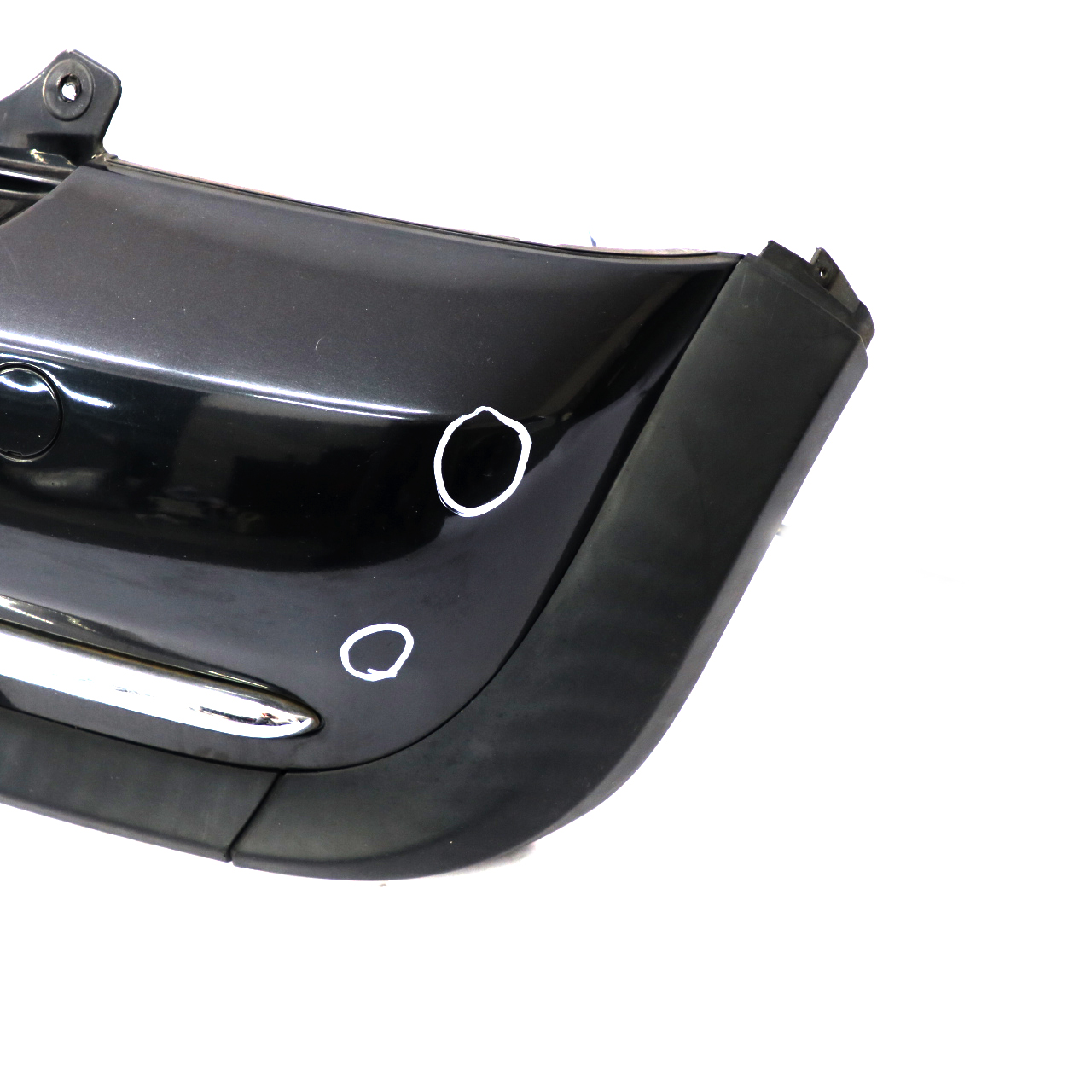 Mini Cooper R50 Rear Bumper Trim Panel Astro Black Metallic - A25