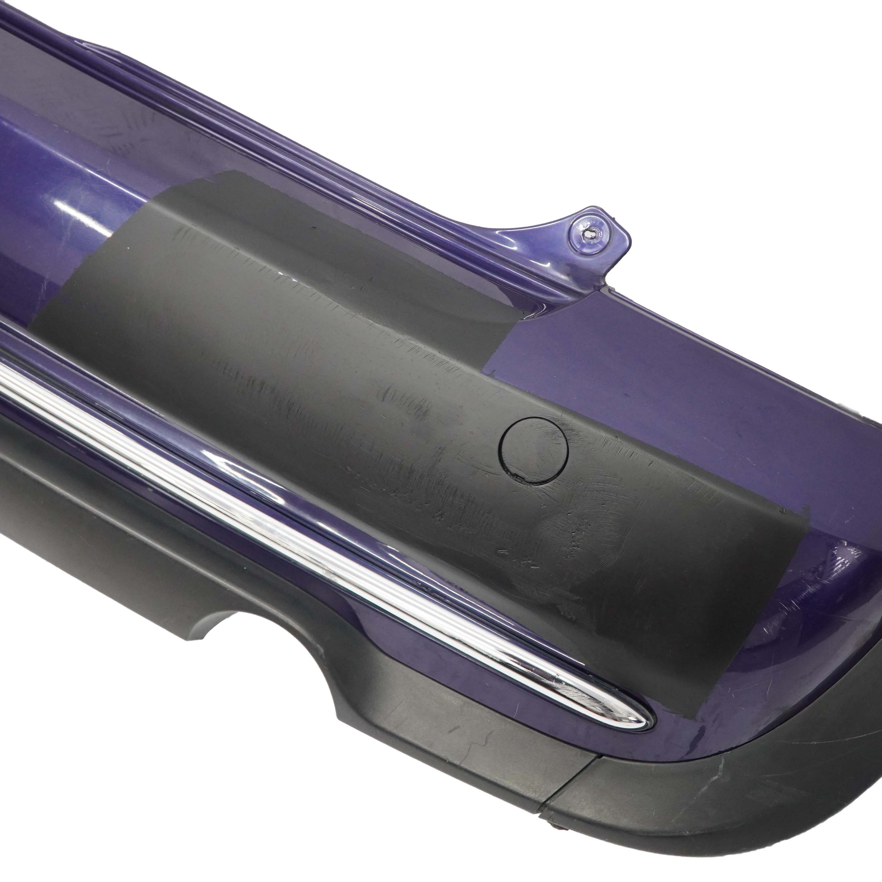 Mini Cooper R50 Rear Bumper Trim Panel Black-eye Purple Metallic - A24