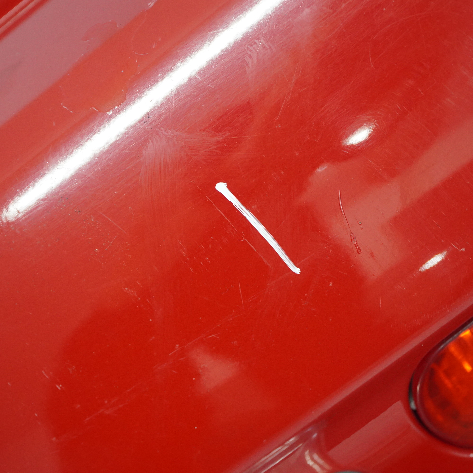 Rear Bumper Mini R50 Trim Panel Covering Chrome Chili Red - 851