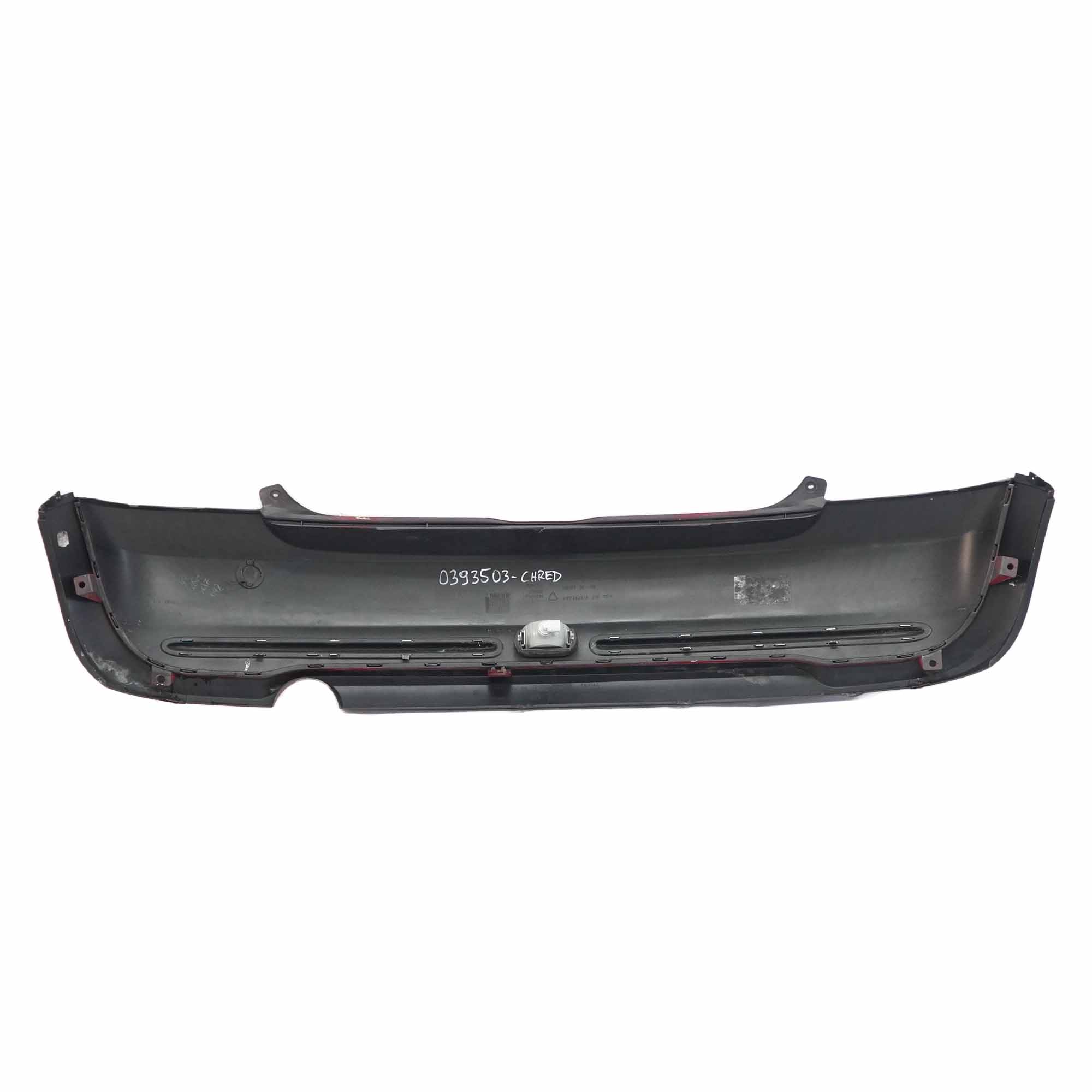 Rear Bumper Mini R50 Trim Panel Covering Chrome Chili Red - 851