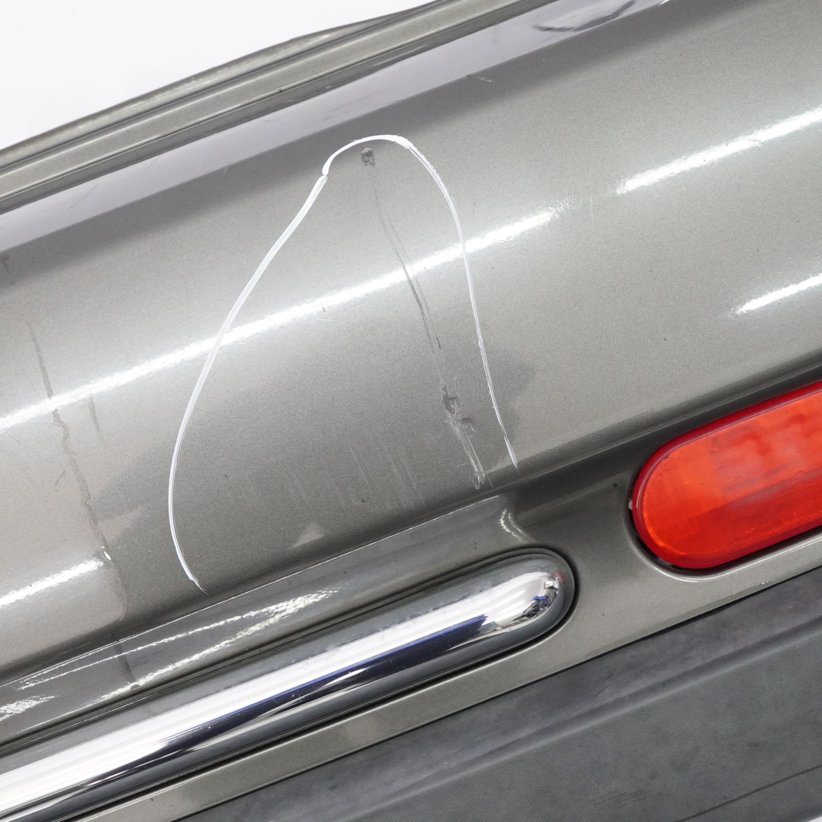 Rear Bumper Mini R50 Trim Panel Chrome Royal Grey Metallic - A48