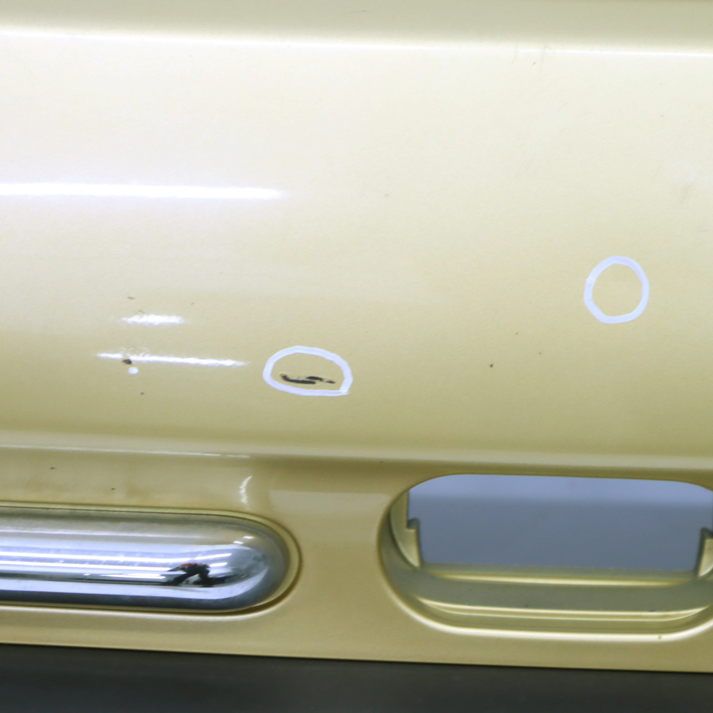 Rear Bumper Mini R50 Trim Panel Chrome Solid Gold Metallic - 859