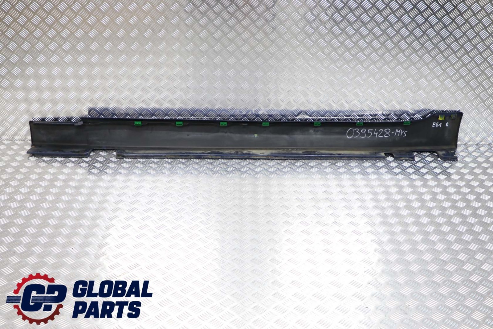 BMW 5 Series E61 Door Sill Side Cover Skirt Right O/S Mysticblau Mystic Blue - A07