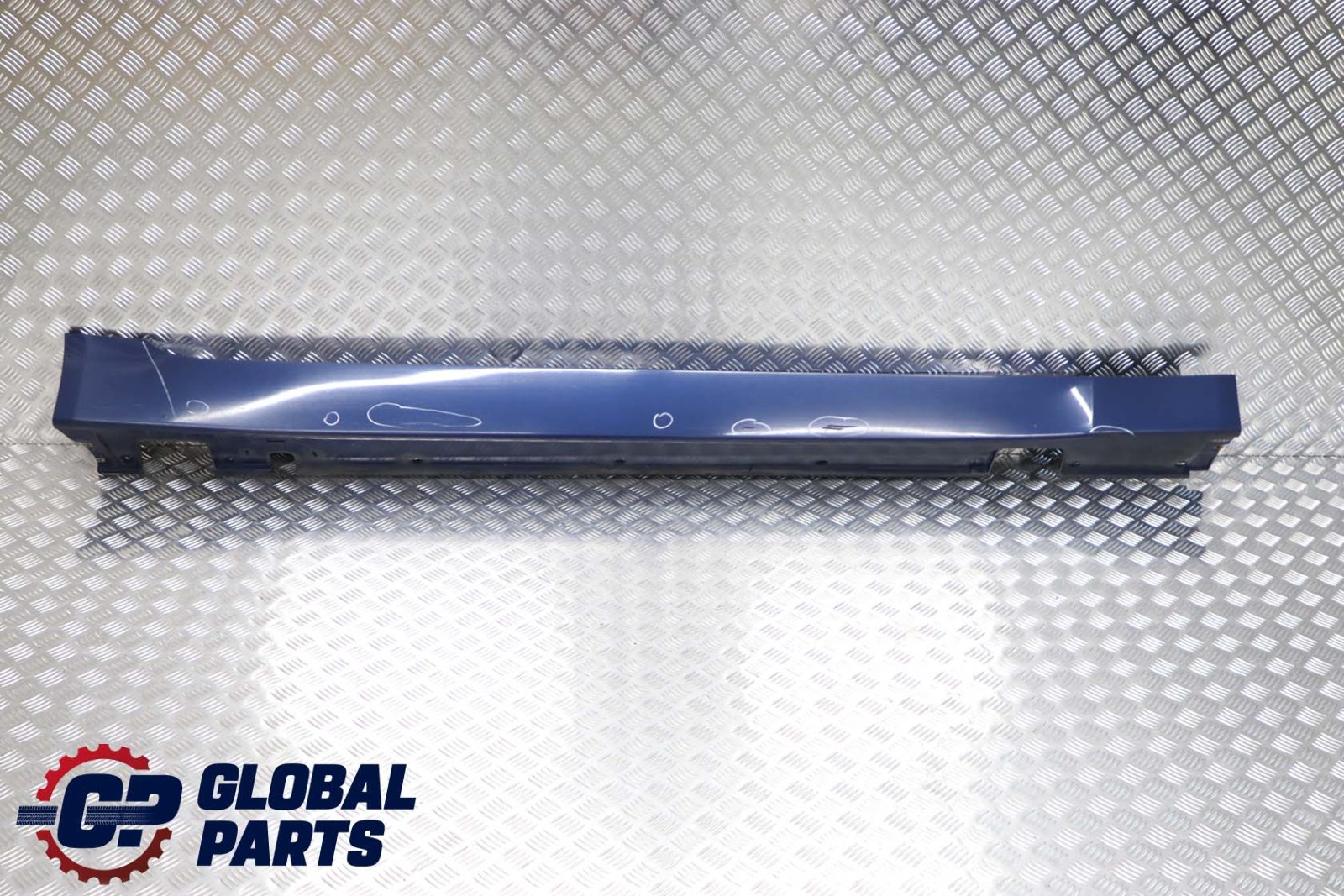 BMW 5 Series E61 Door Sill Side Cover Skirt Right O/S Mysticblau Mystic Blue - A07