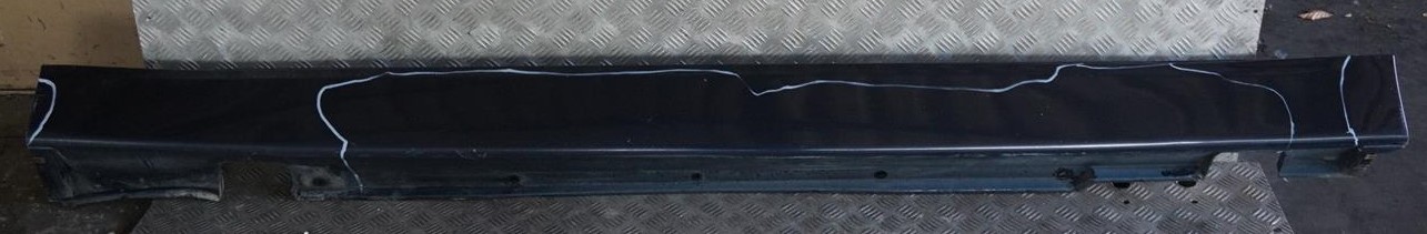 BMW 7 Series E65 1 Door Sill Cover Skirt Left N/S Monacoblau Monaco Blue - A35