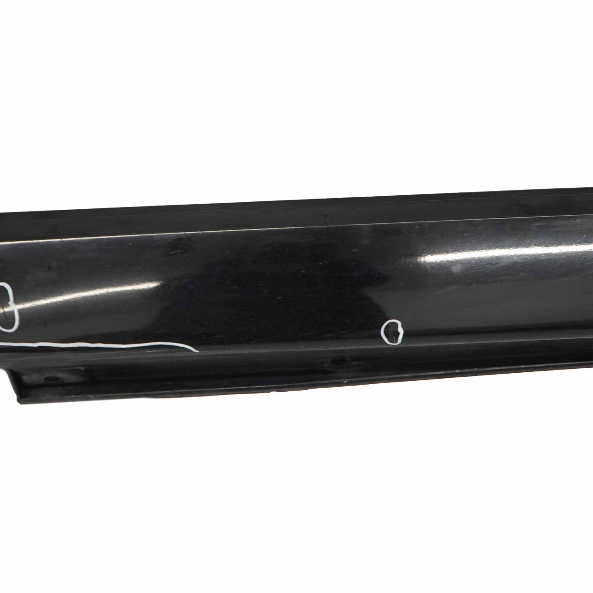 BMW E65 Side Skirt Door Sill Cover Left N/S Schwarz 2 Black - 668