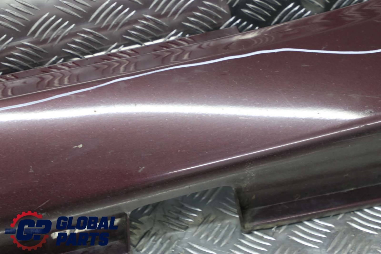 BMW 7 Series E65 Door Sill Cover Skirt Right O/S Barberarot Barbera Red - A39