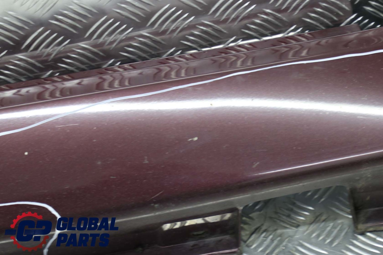 BMW 7 Series E65 Door Sill Cover Skirt Right O/S Barberarot Barbera Red - A39