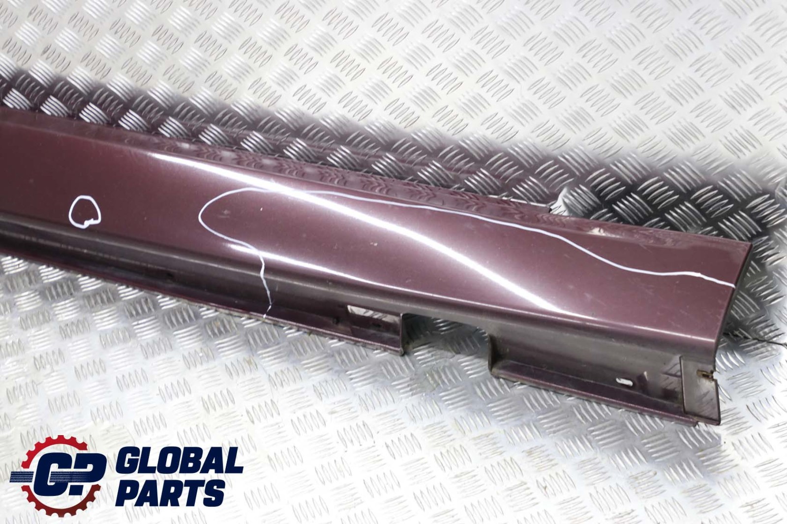 BMW 7 Series E65 Door Sill Cover Skirt Right O/S Barberarot Barbera Red - A39