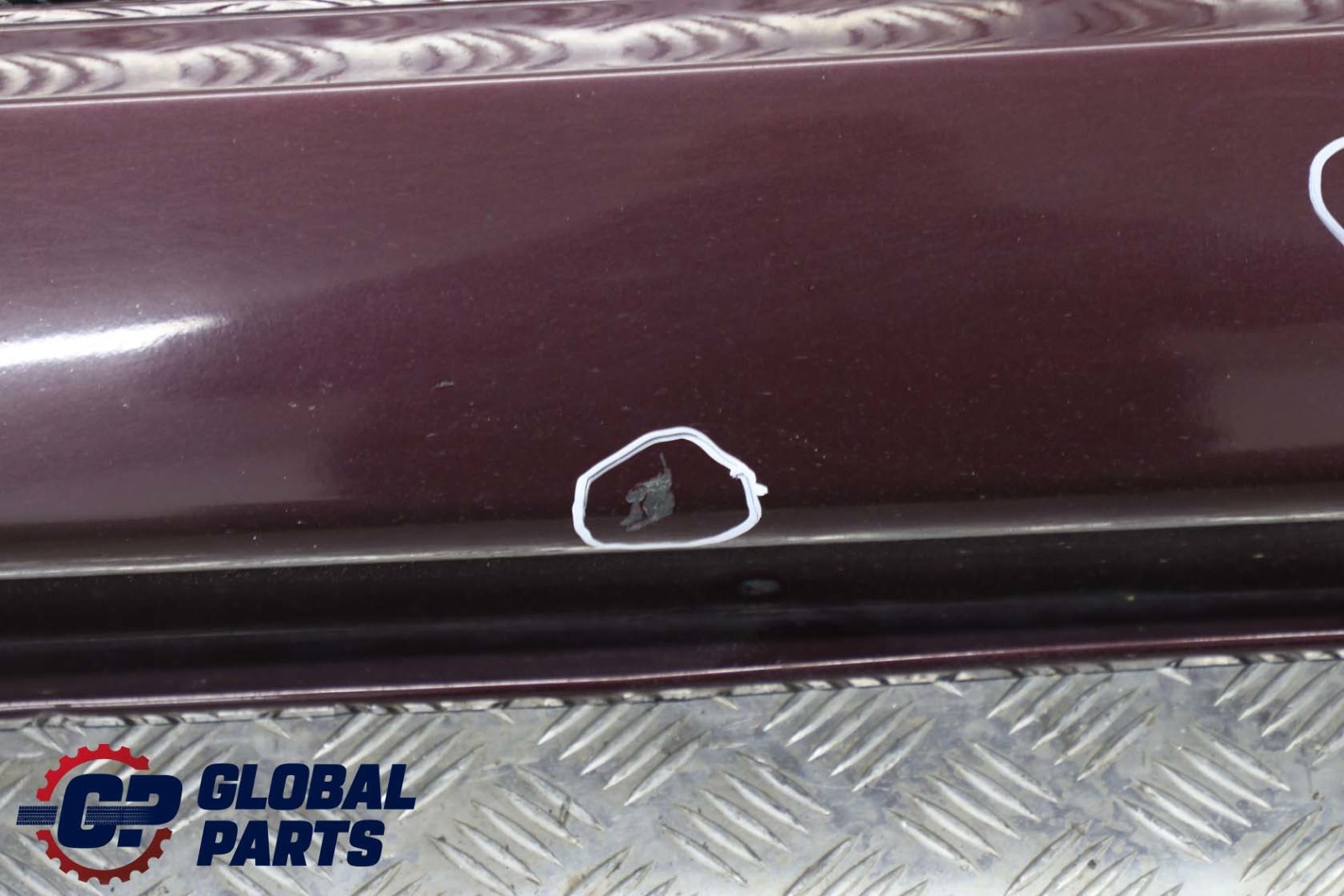 BMW 7 Series E65 Door Sill Cover Skirt Right O/S Barberarot Barbera Red - A39