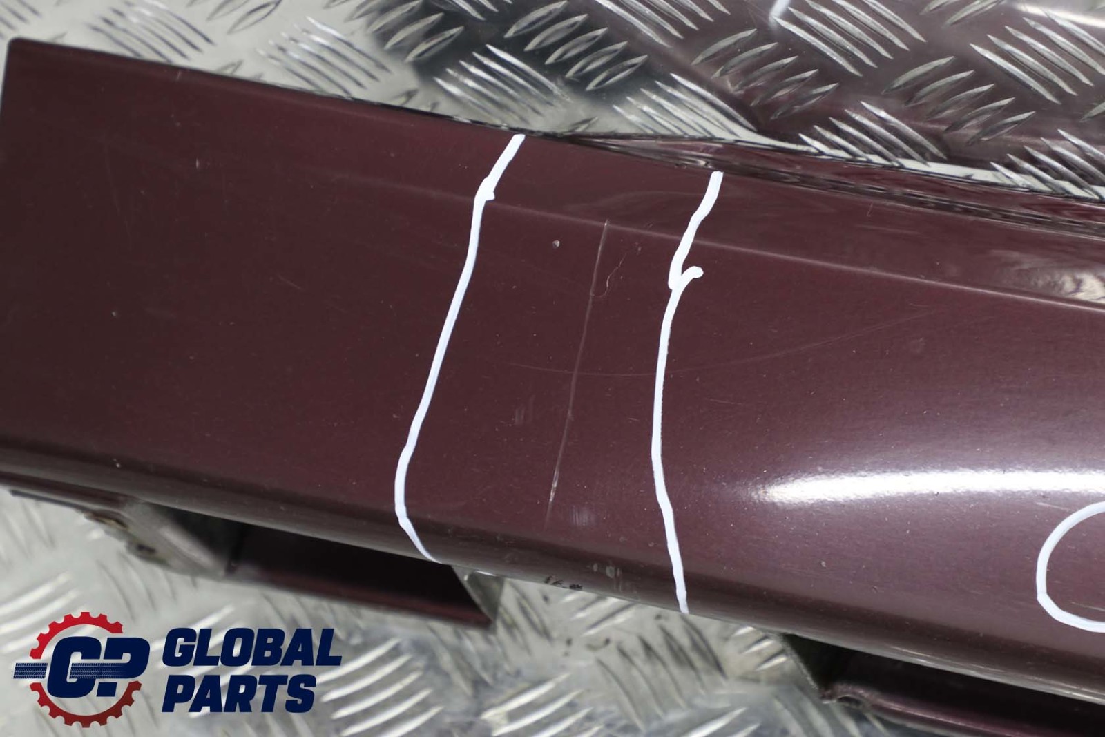 BMW 7 Series E65 Door Sill Cover Skirt Right O/S Barberarot Barbera Red - A39