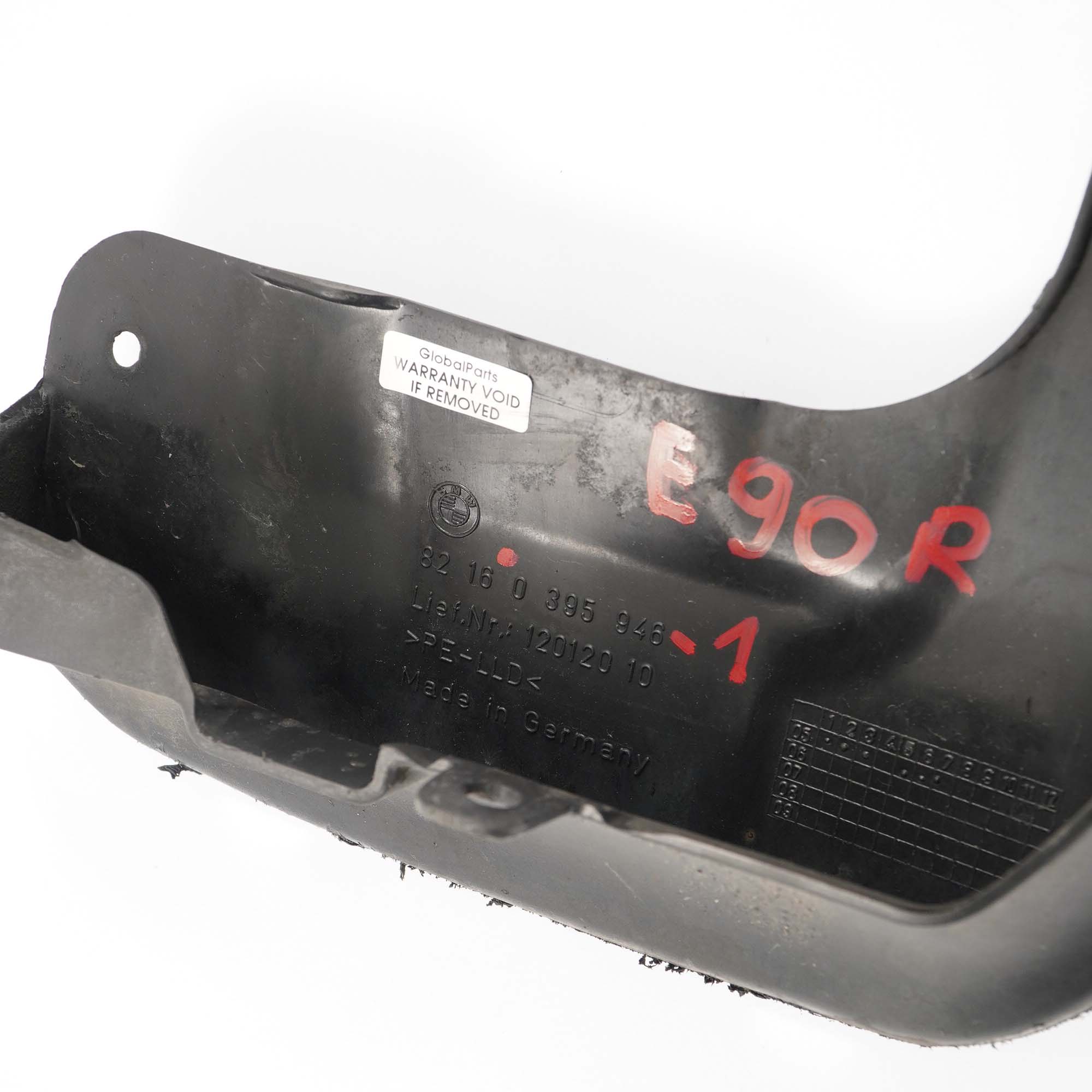 BMW E90 Mud Flap Front Right O/S Mud Splash Shield Guard Panel 0395946