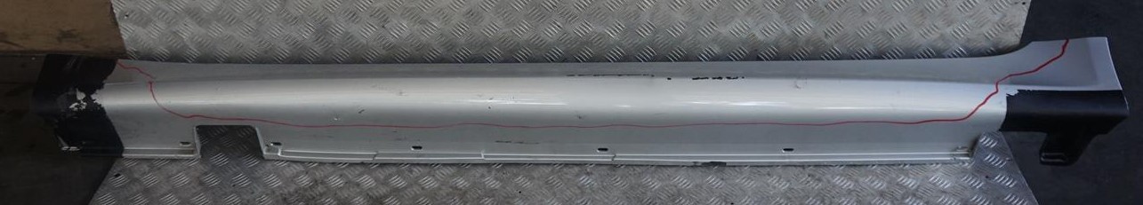 BMW 5 Series E60 E61 M5 2 M Sport Door Sill Cover Skirt Left N/S Titansilber