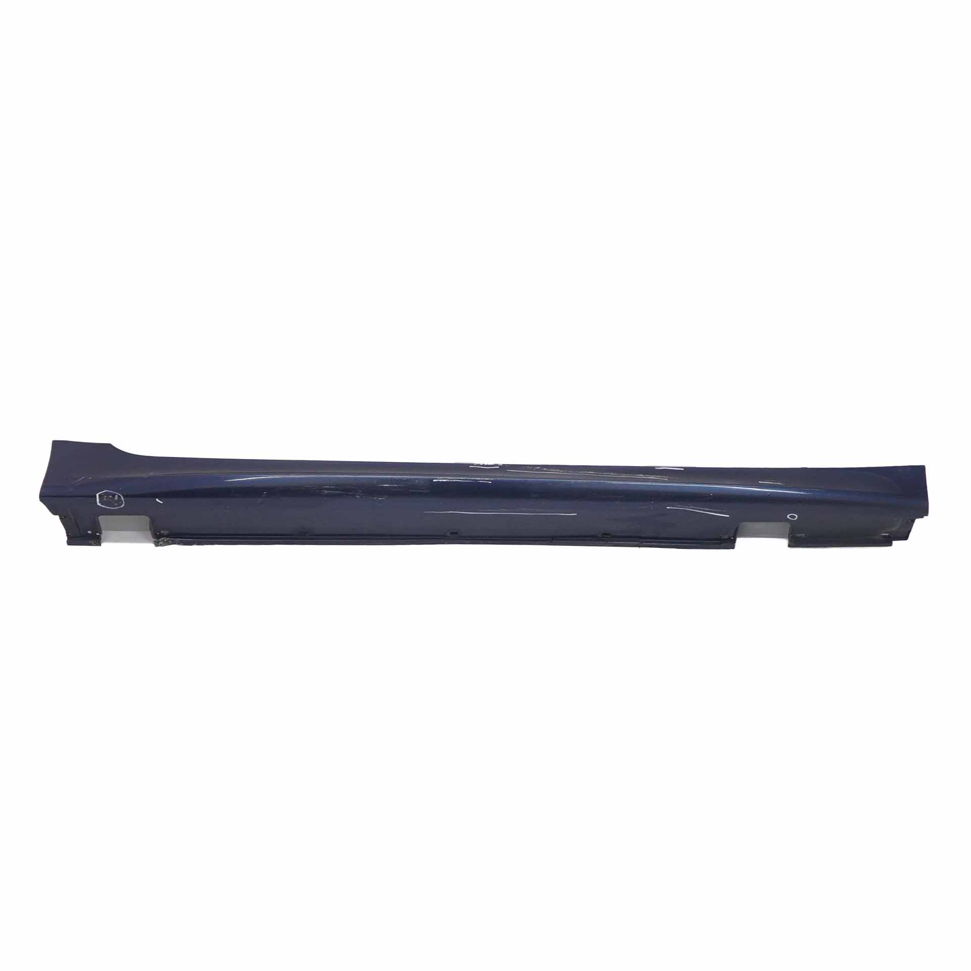 BMW E60 Side Skirt M Sport M5 Door Sill Cover Right O/S Tiefseeblau Blue - A76