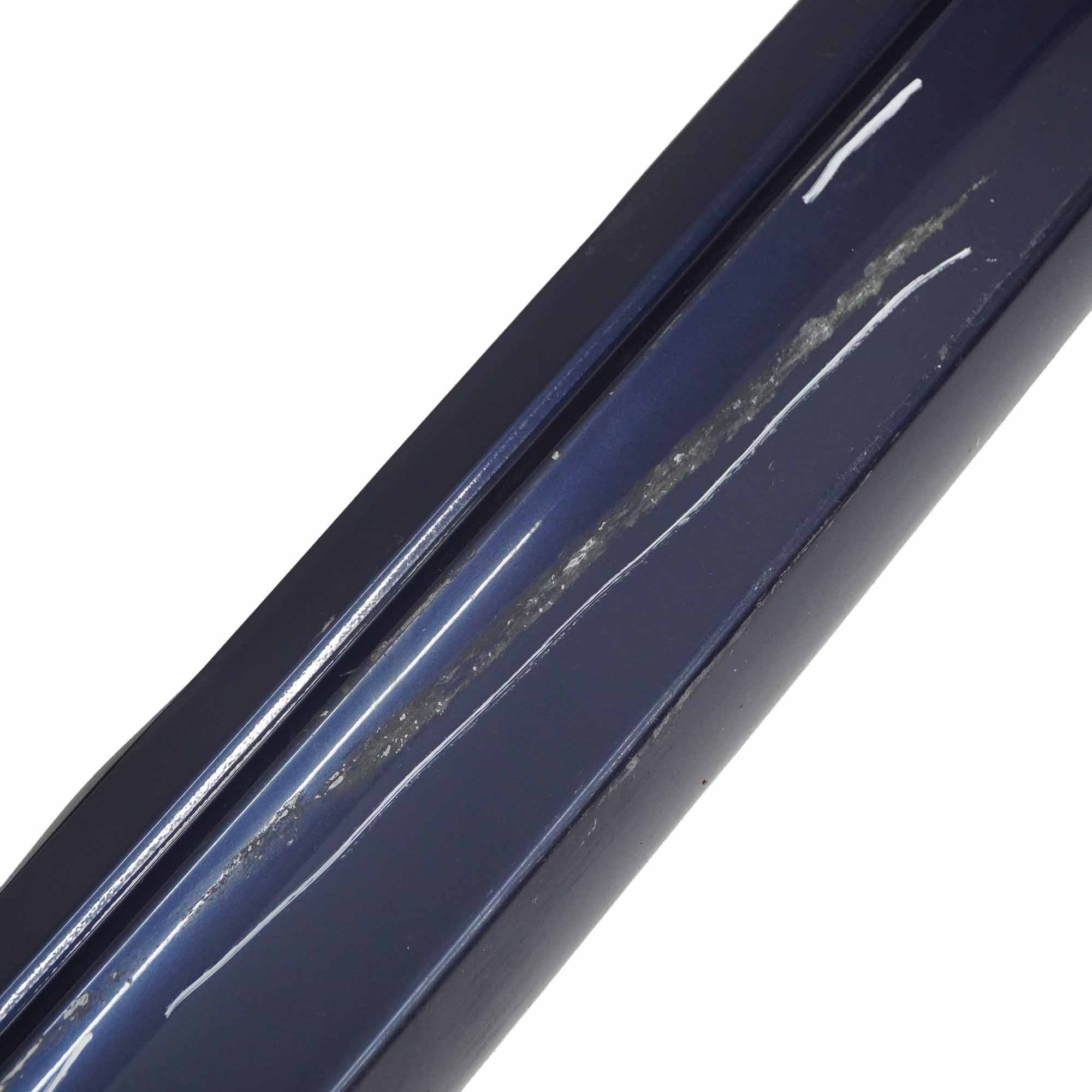 BMW E60 Side Skirt M Sport M5 Door Sill Cover Right O/S Tiefseeblau Blue - A76