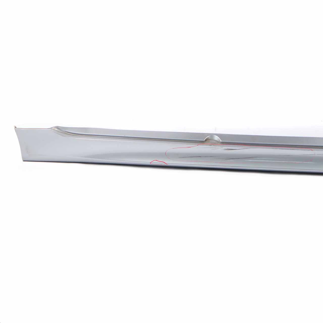 BMW 5 Series E60 E61 M5 M Sport Door Sill Cover Skirt Right O/S Silbergrau Grey