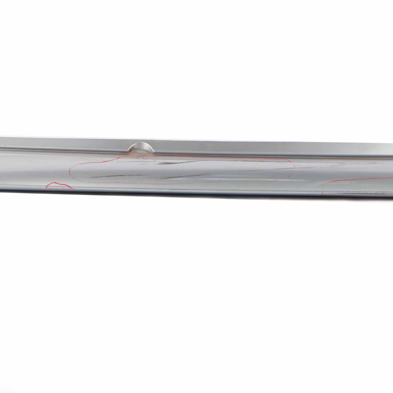 BMW 5 Series E60 E61 M5 M Sport Door Sill Cover Skirt Right O/S Silbergrau Grey