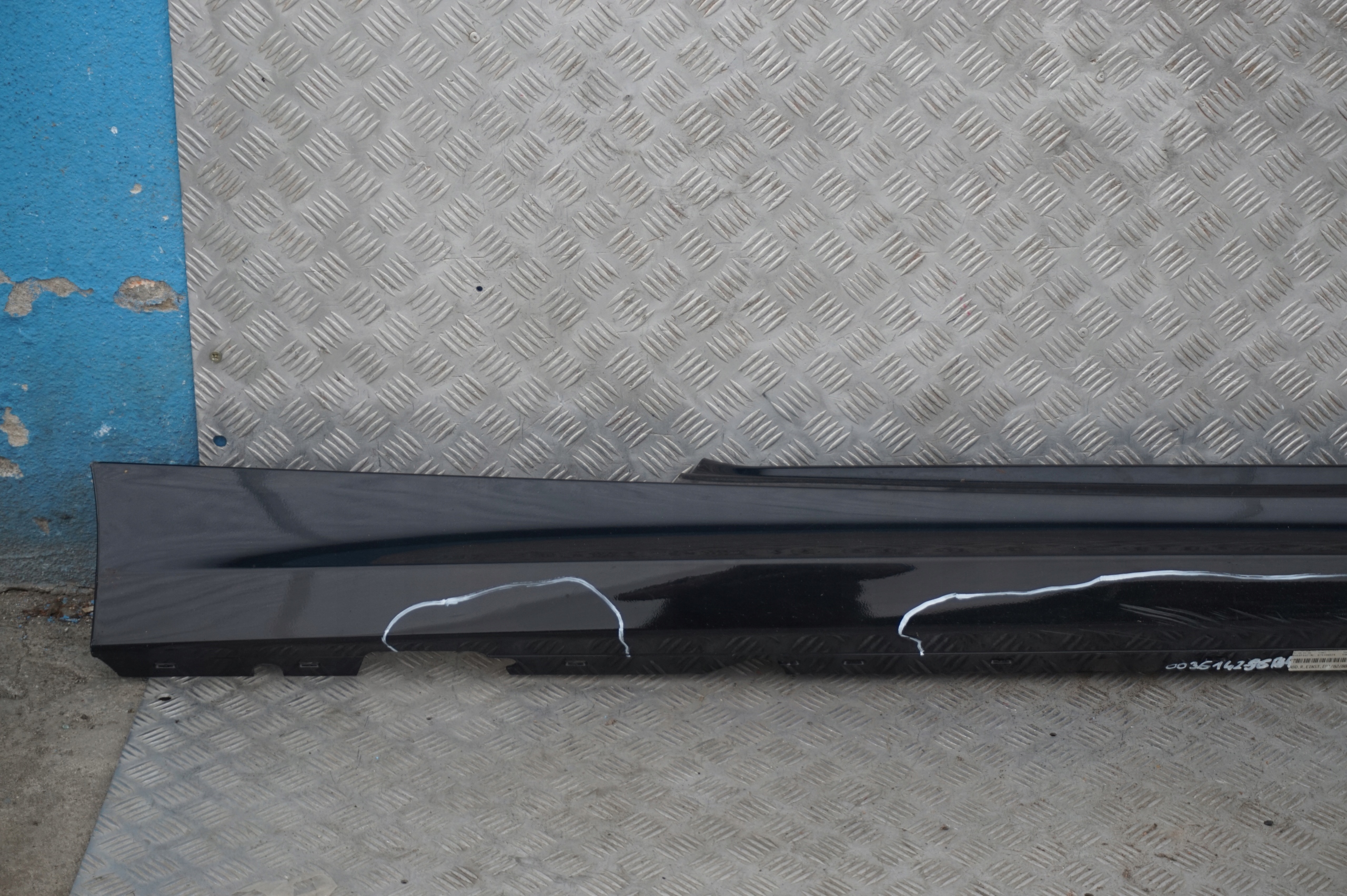 BMW 1 SERIES 4 E81 E82 E88 Sill Strip Side Skirt Right O/S Schwarz 2 Black - 668