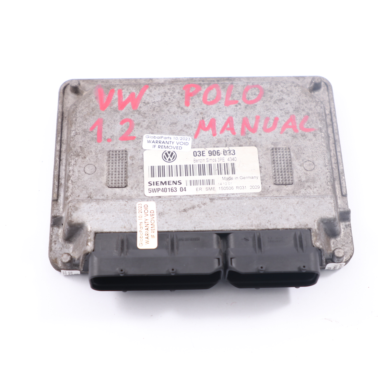 VW Polo Benzin Motorsteuerung ECU Handbuch Siemens 5WP1630440 03E906033