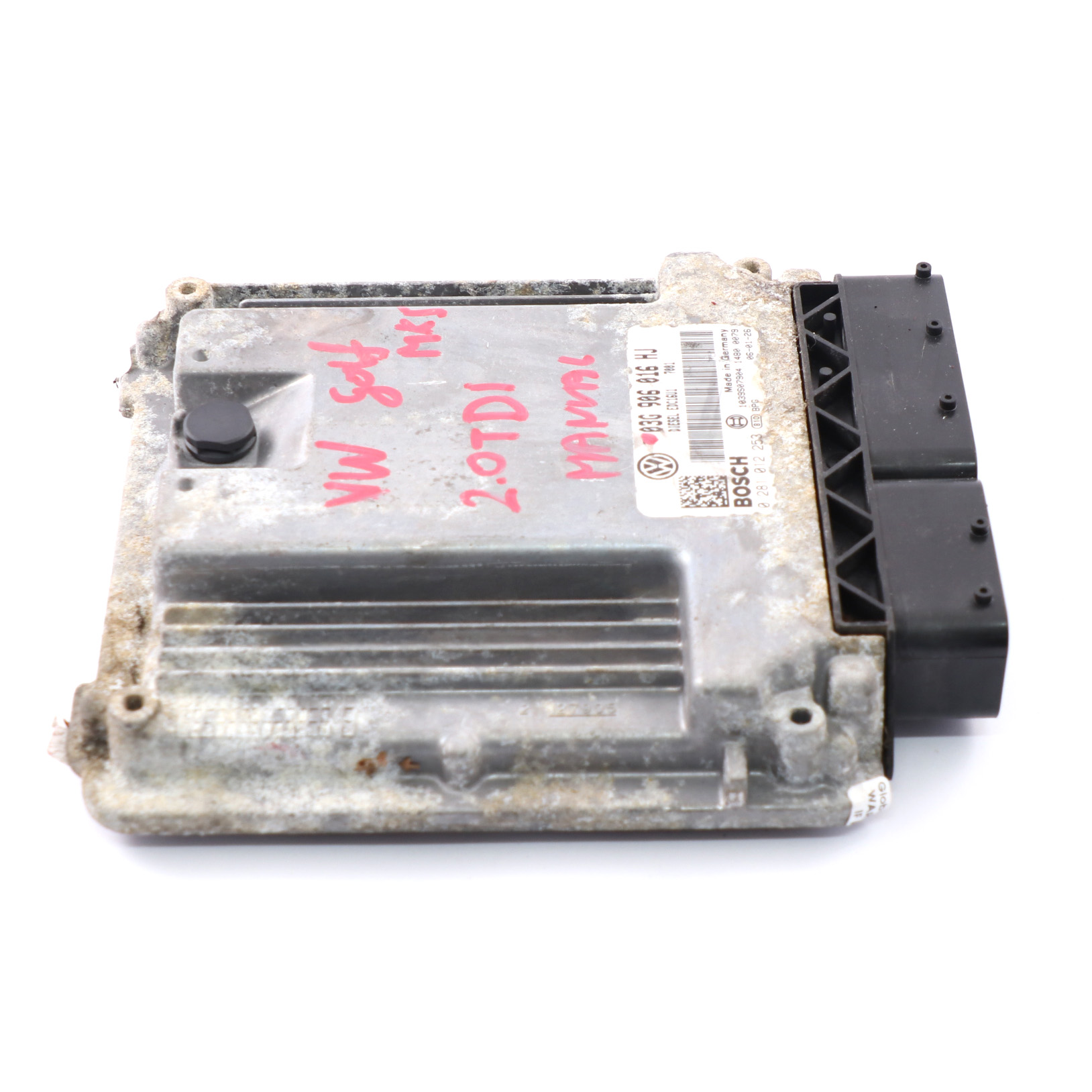 Volkswagen Golf 5 2.0 TDI Motor steuergerät ECU Handbuch 03G906016HJ