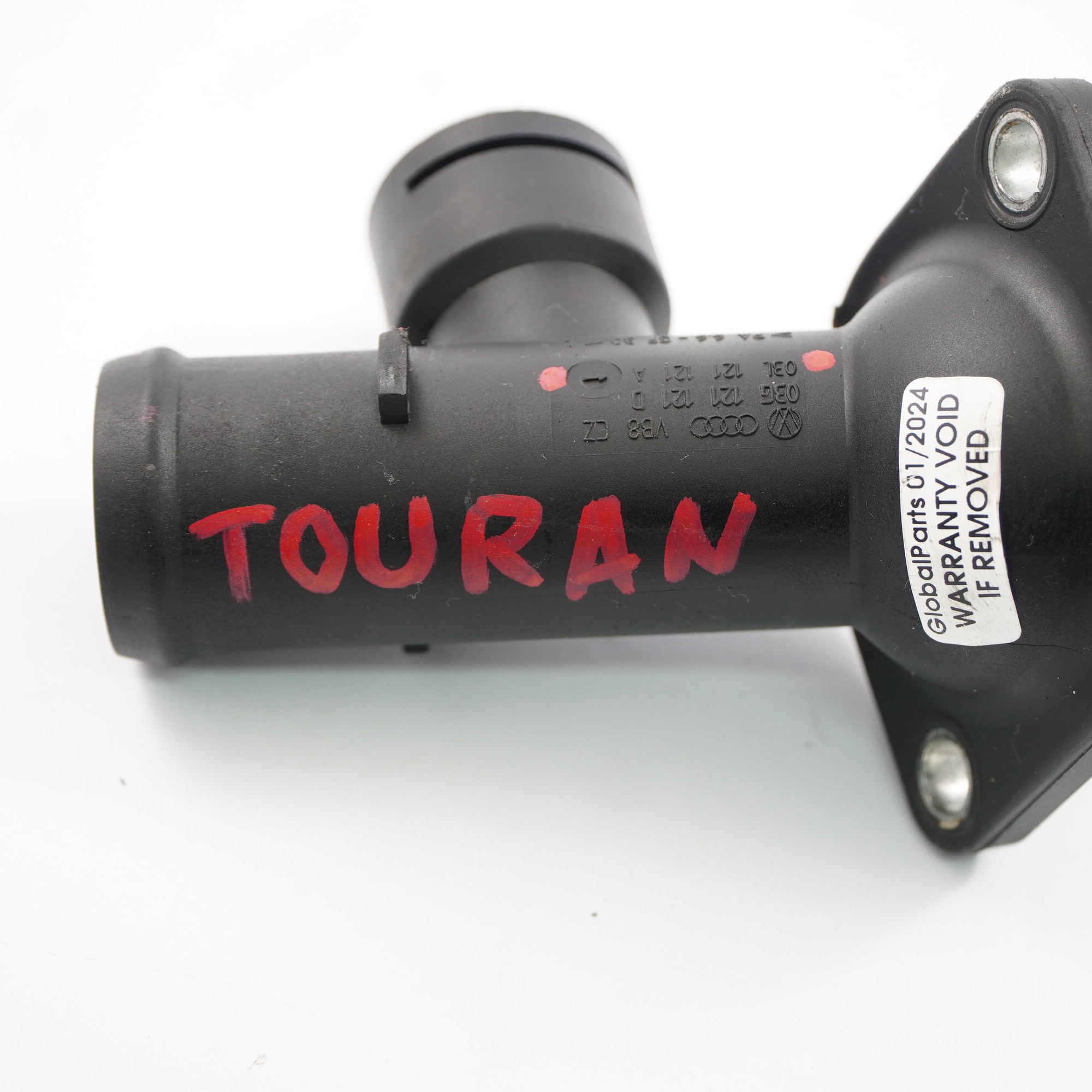 VW Volkswagen Touran 1T1 Passat 2.0 TDI BKD BMP Coolant Flange Pipe 03L121121A