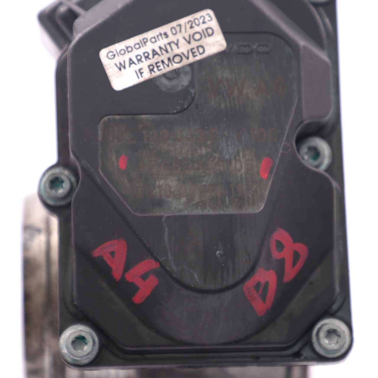 Audi A4 B8 A5 8T 2.0TDI Diesel Drosselklappengehäuse Ventilklappe 03L128063E