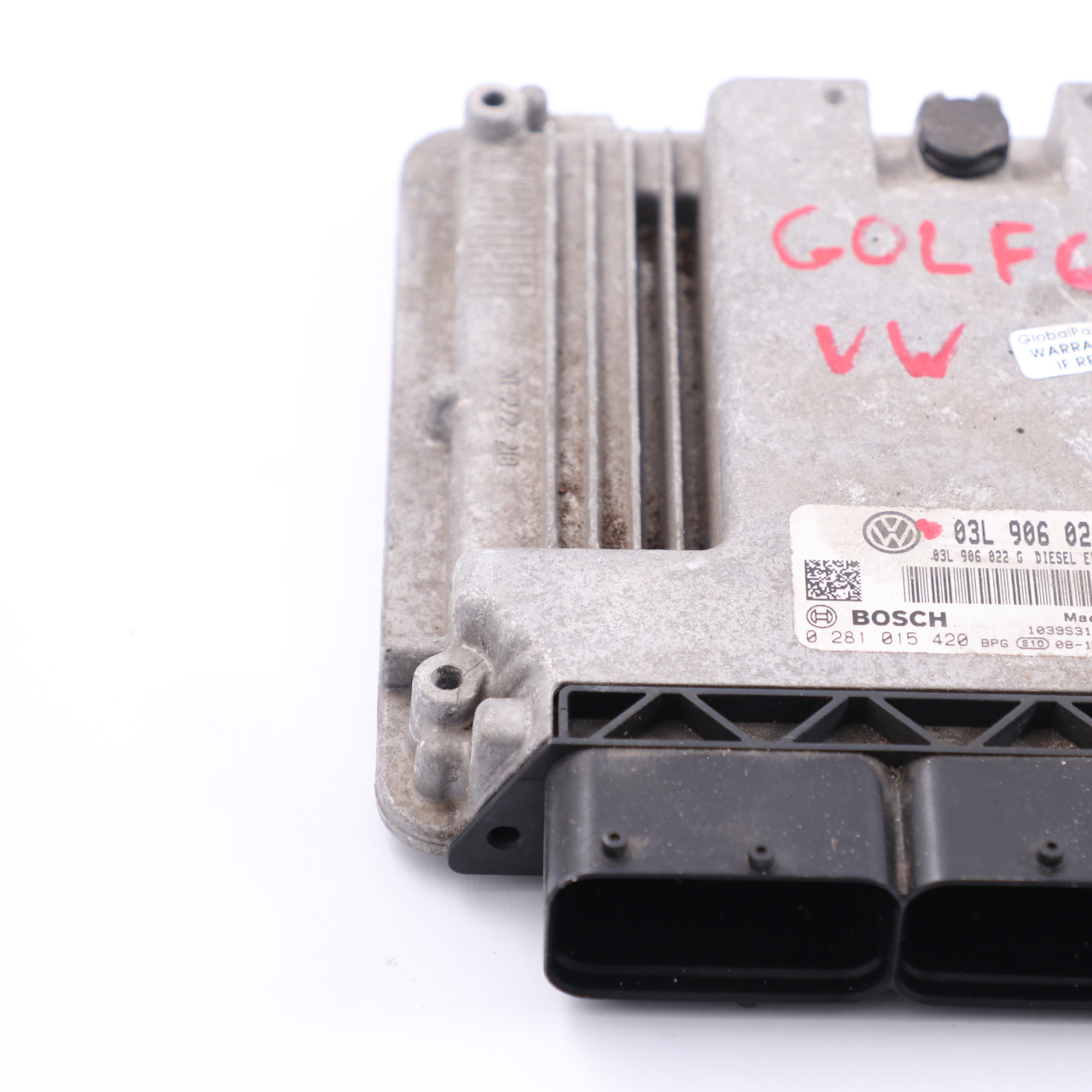 VW Golf 6 2.0 TDI Diesel CBD Motorsteuergerät ECU Handbuch 03L906022LF