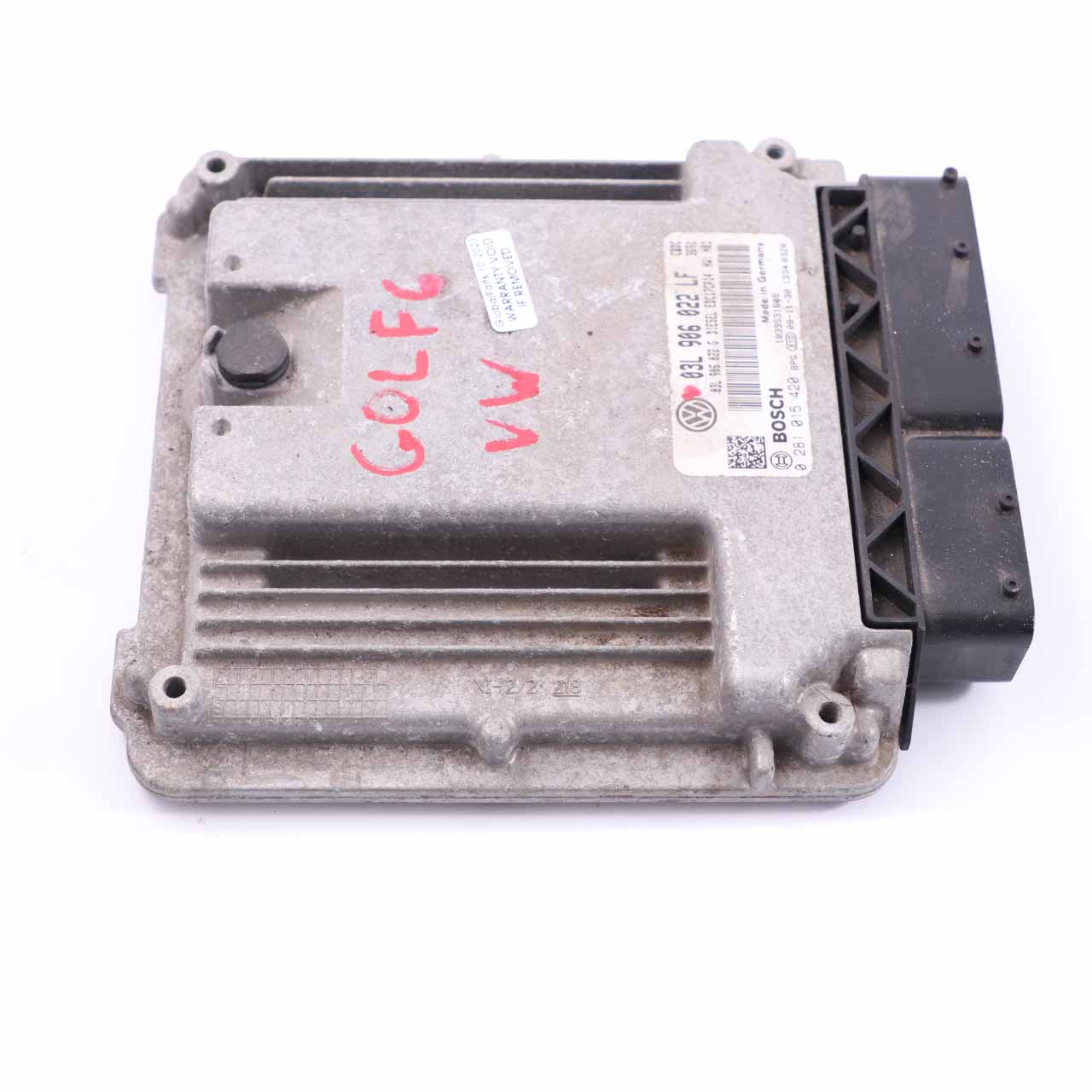 VW Golf 6 2.0 TDI Diesel CBD Motorsteuergerät ECU Handbuch 03L906022LF