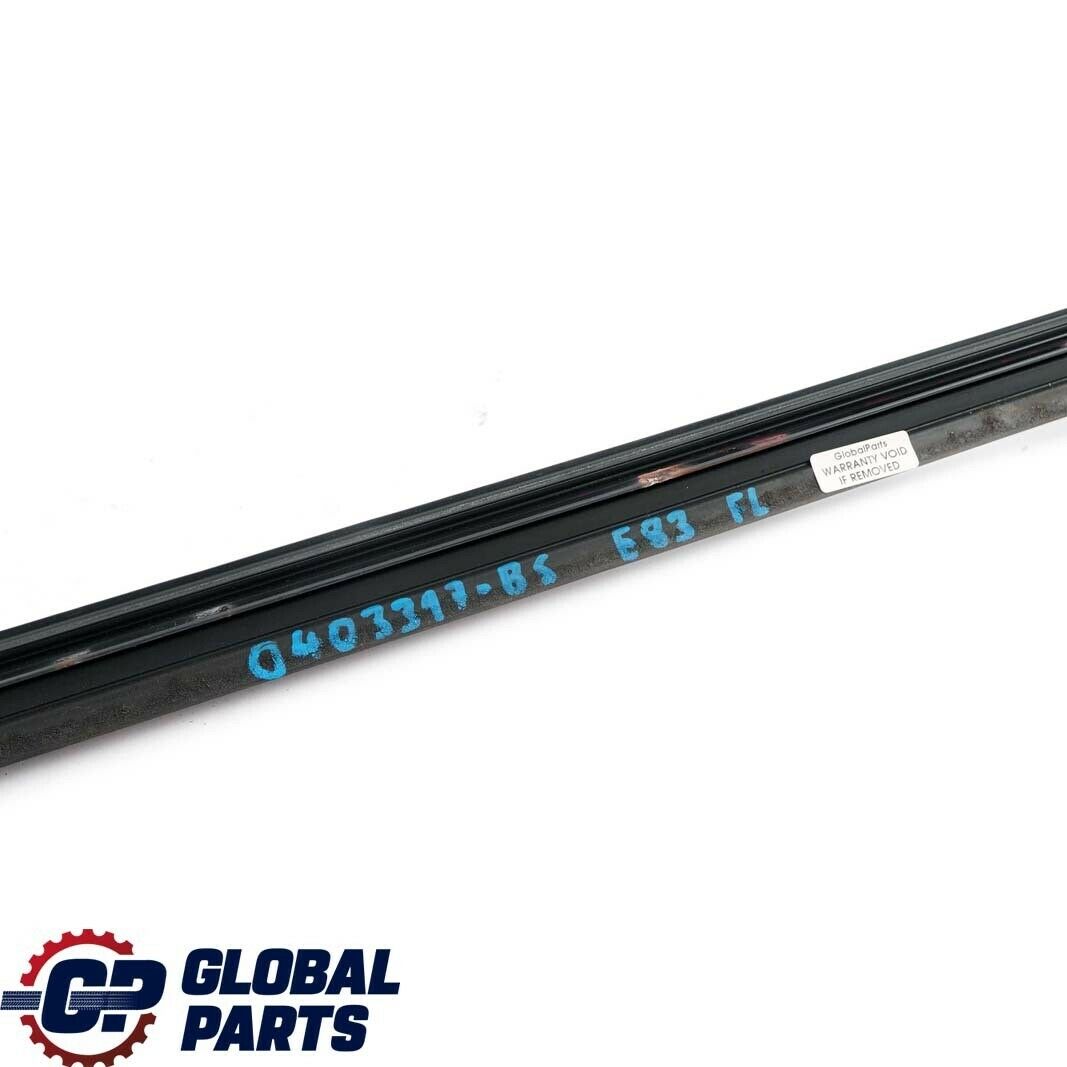 £BMW X3 Series E83 Front Left N/S Windscreen Drip Moulding Trim Black Sapphire