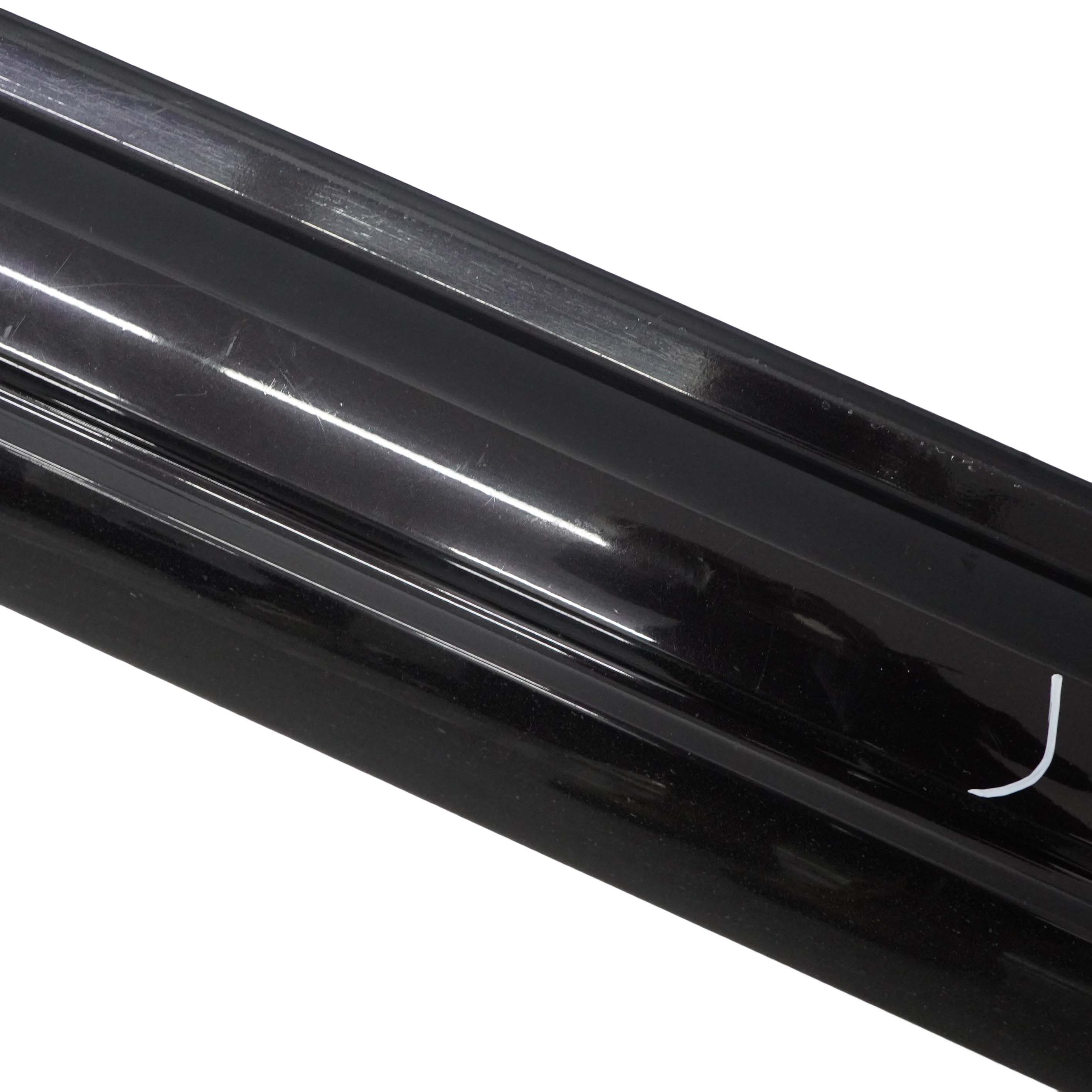 Side Skirt BMW X3 E83 M Sport Door Sill Cover Right O/S Rubinschwarz Black - S23