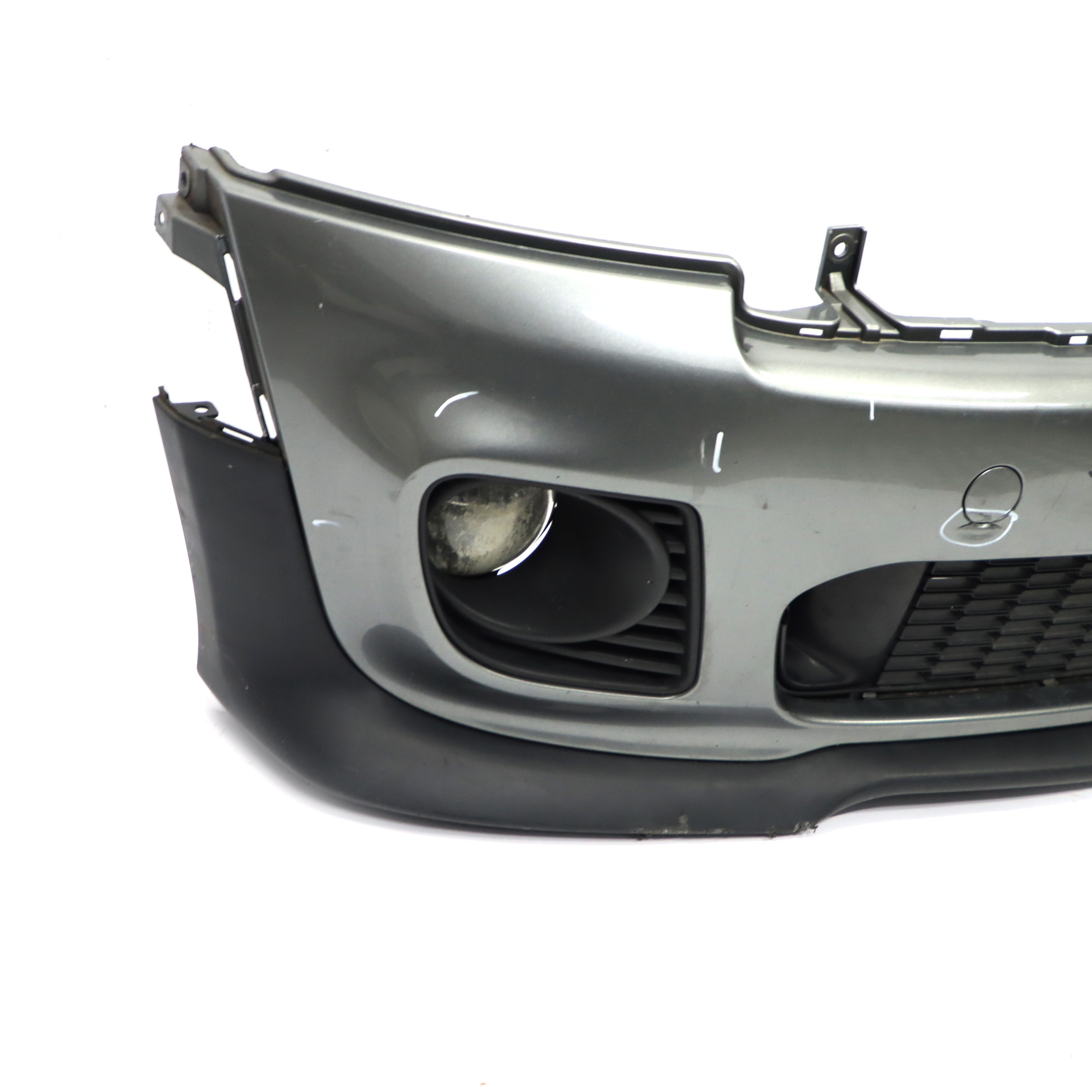 Mini Cooper R55 R56 JCW Complete Front Bumper Trim Panel Dark Silver - 871