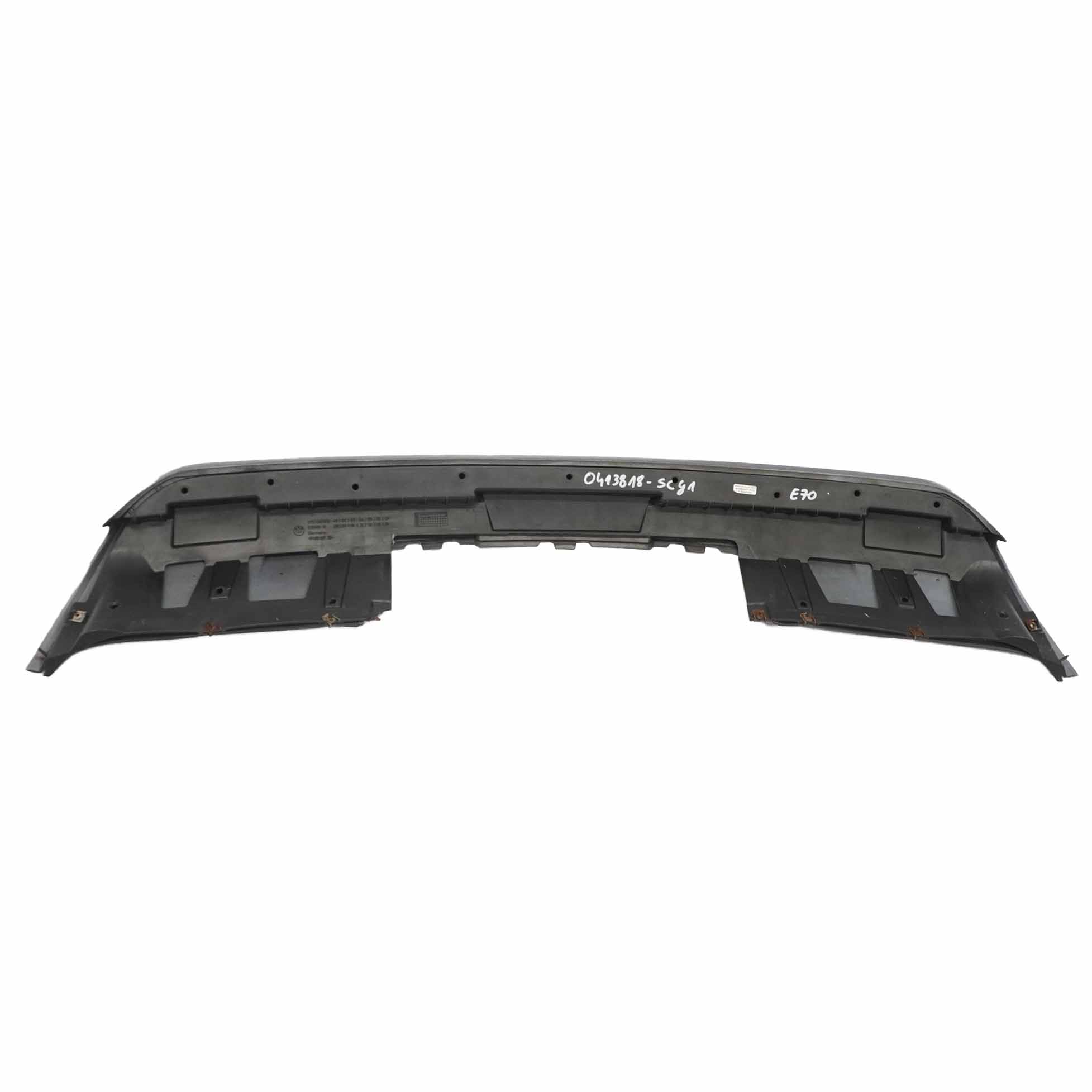 BMW X5 E70 Bumper Diffuser Aero Rear Lower Centre Trim Panel Spacegrau - A52