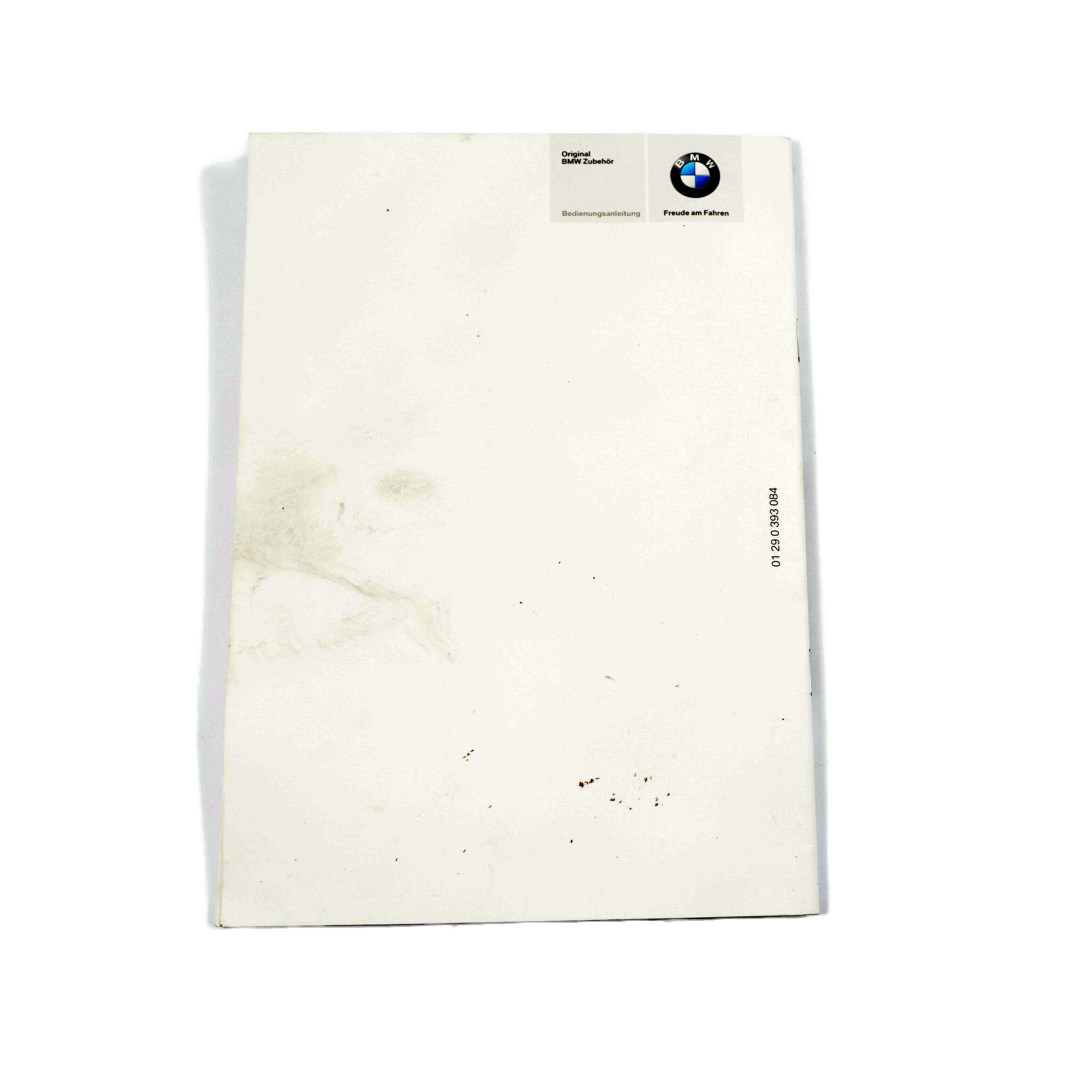 BMW E30 E32 E34 E36 Hundesicherheitsgeschirr Tasche Anleitung Buch 0416253 