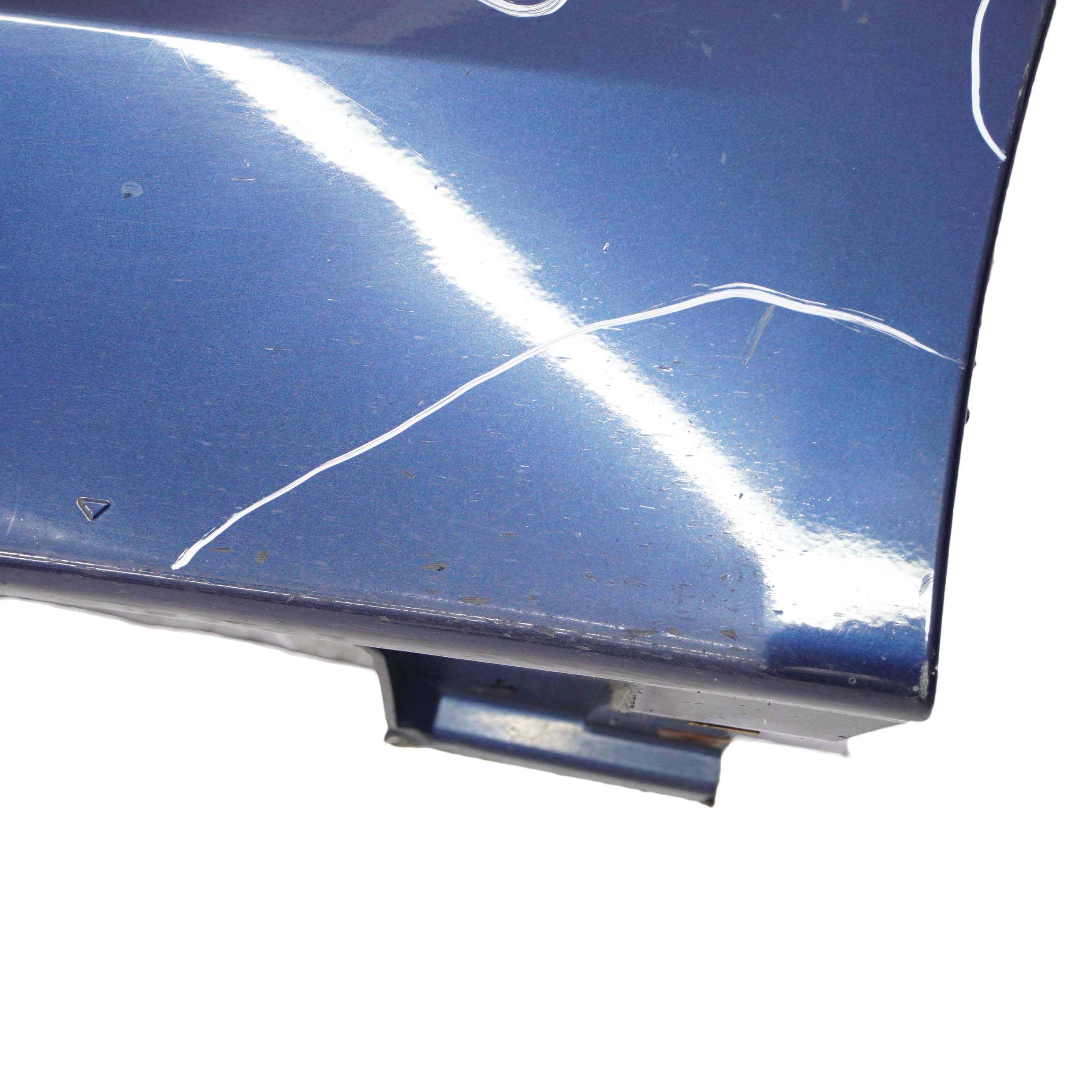 BMW 5 E60 E61 LCI Left N/S Door Sill Cover Side Skirt Tiefseeblau Blue - A76