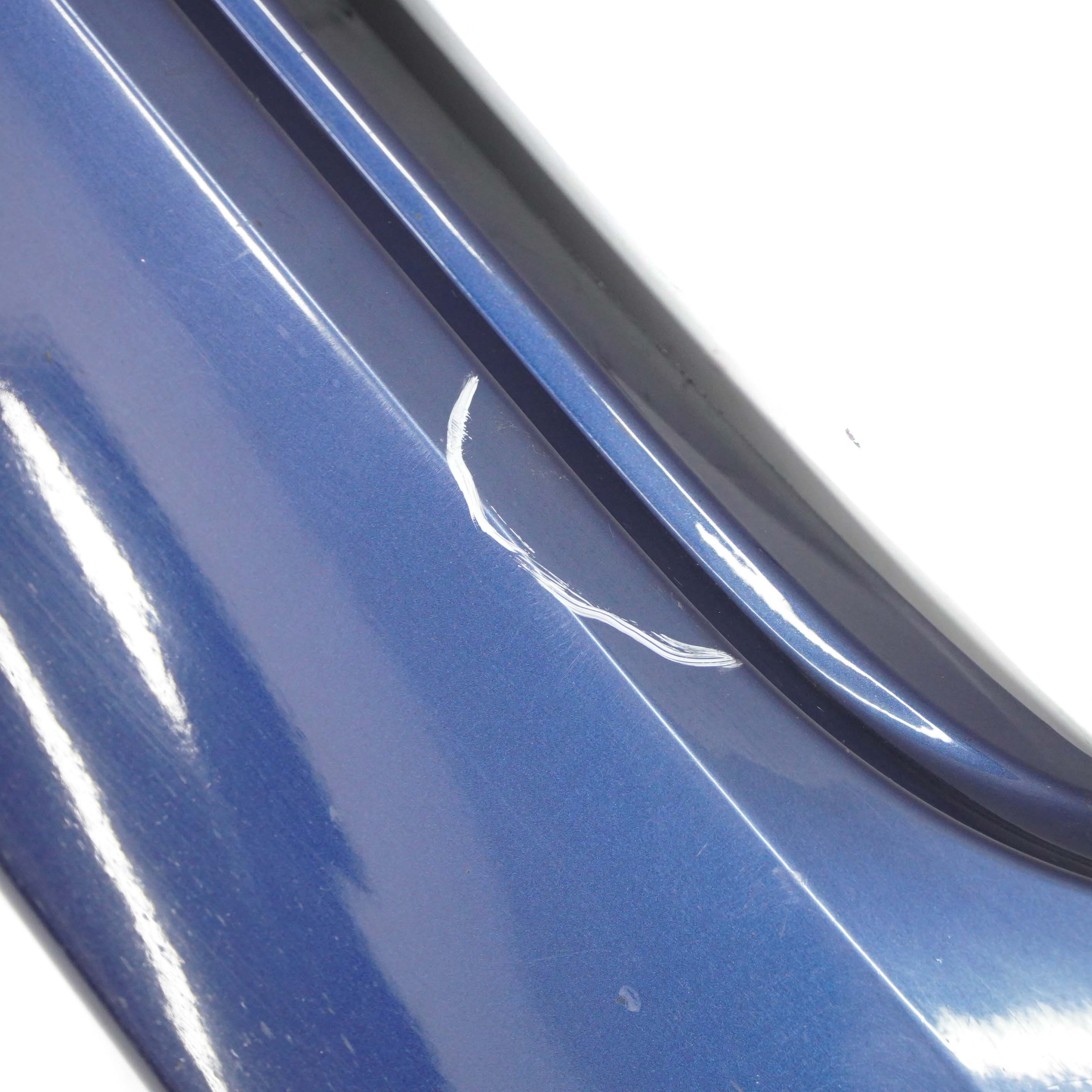 BMW 5 E60 E61 LCI Left N/S Door Sill Cover Side Skirt Tiefseeblau Blue - A76