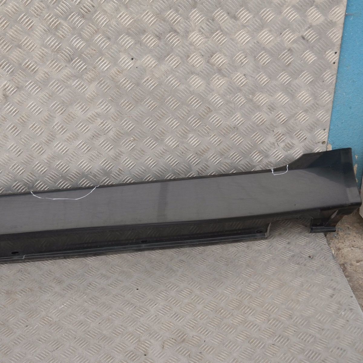 BMW 5 SERIES E60N E61N LCi Door sill cover side skirt left N/S Schwarz 2 Black