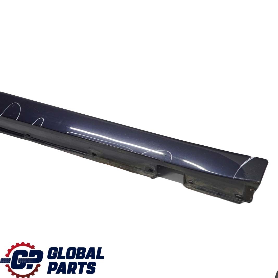 BMW 5 E60 E61 LCI 2 Door Sill Cover Side Skirt Right O/S Monacoblau Blue - A35