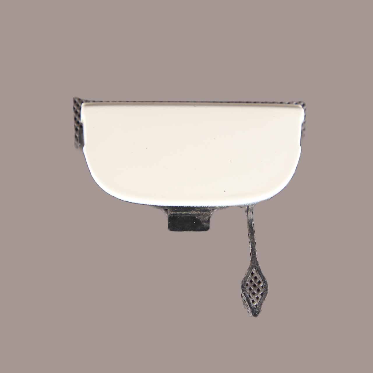 Mini R55 R56 Cover Flap Towing Eye Front Bumper Pepper White 850 7147842