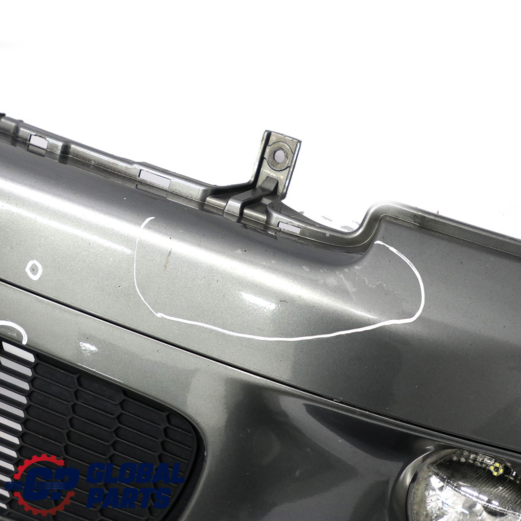 BMW Mini Cooper 8 S R55 R56 R57 Complete Front Bumper Trim Panel Dark Silver