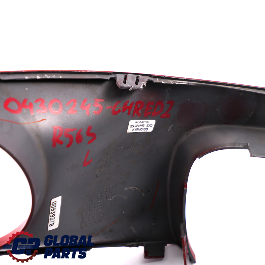 Mini Cooper S R55 R56 Front Bumper Trim Panel Cover Left N/S Chili Red - 851