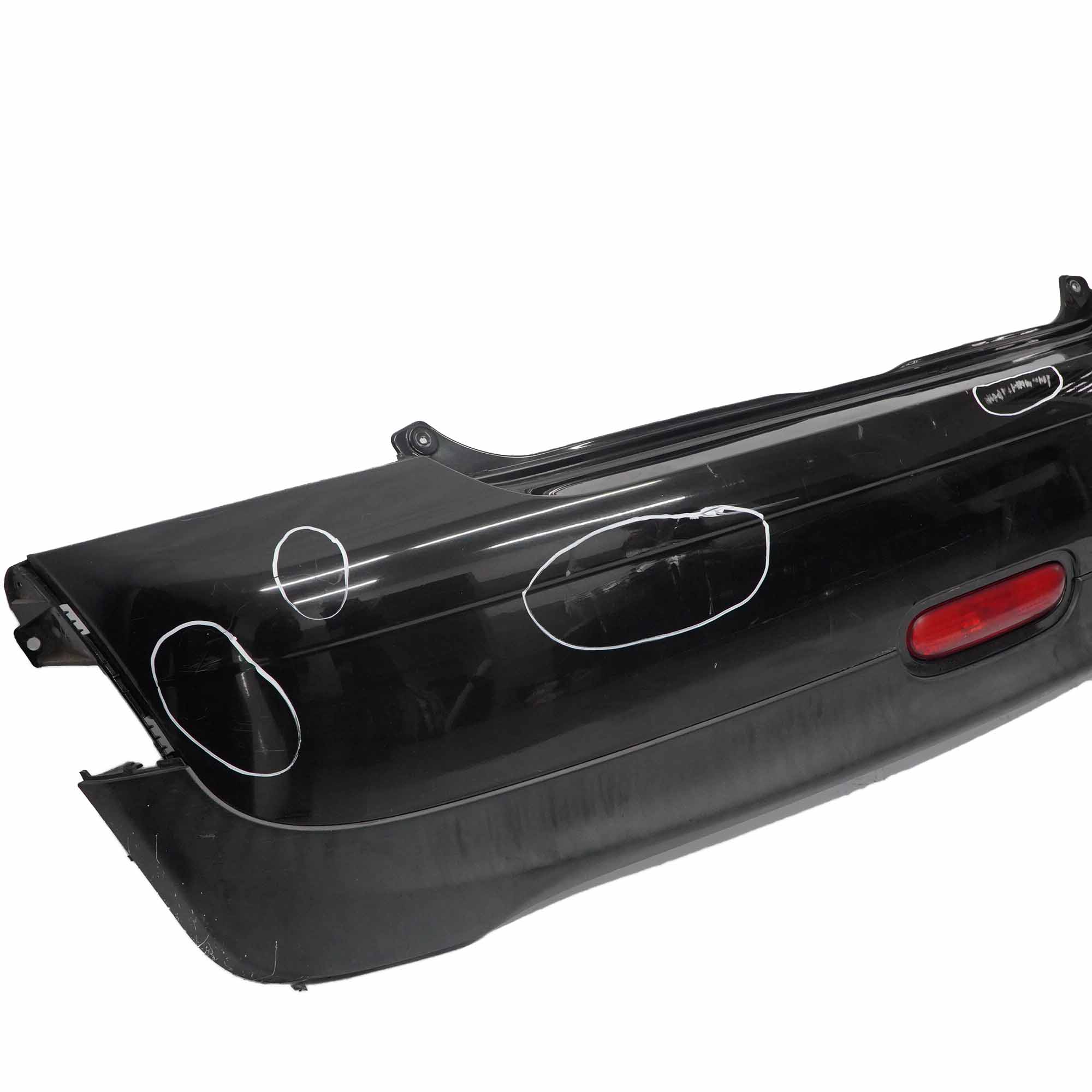 Mini R56 R57 Bumper Rear Trim Panel Covering Midnight Black Metallic - A94