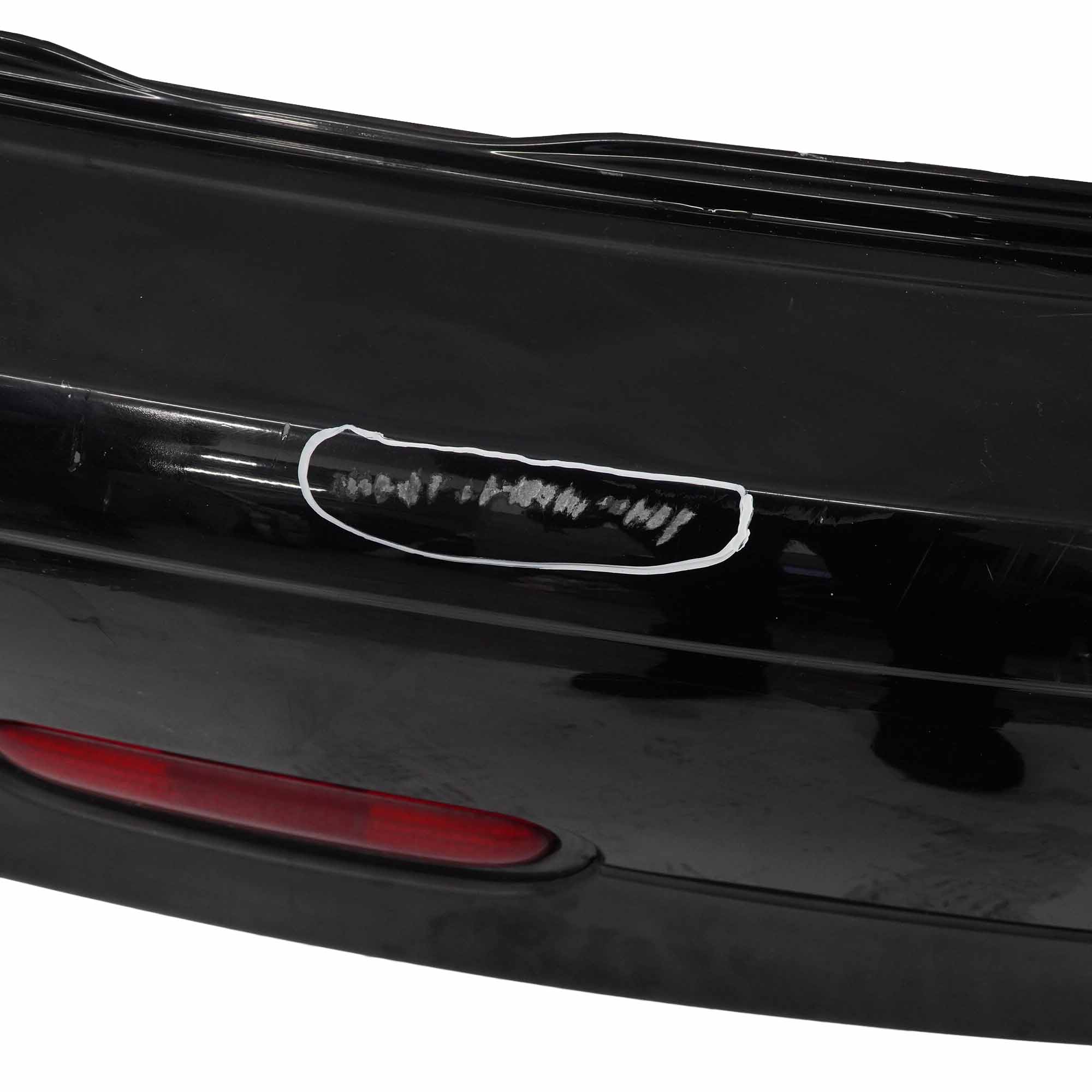 Mini R56 R57 Bumper Rear Trim Panel Covering Midnight Black Metallic - A94