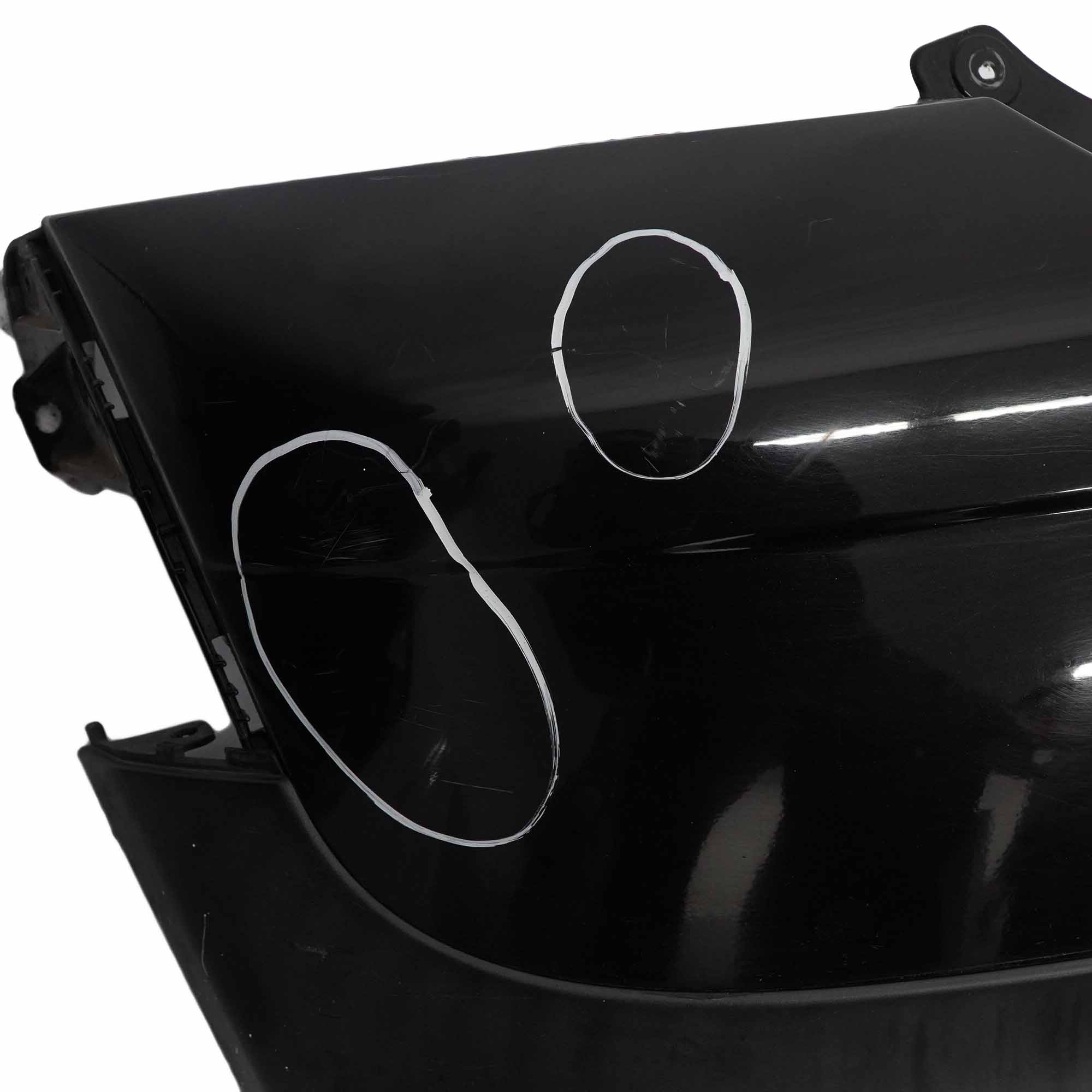 Mini R56 R57 Bumper Rear Trim Panel Covering Midnight Black Metallic - A94