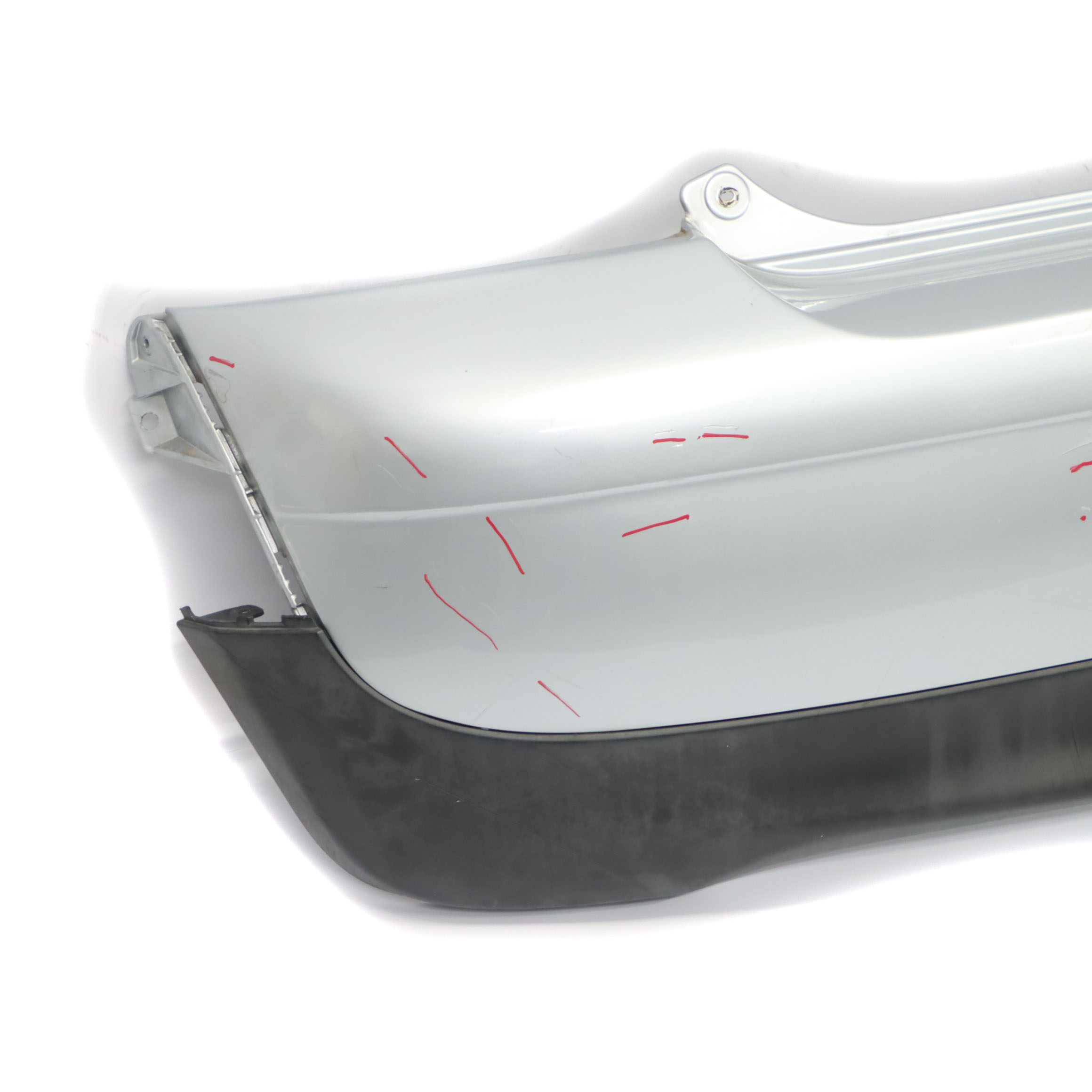 Mini R56 R57 Rear Bumper Trim Panel Pure Silver Metallic - 900