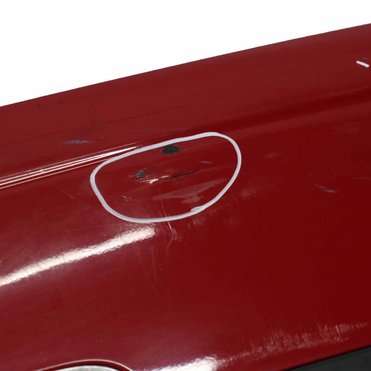 Mini Cooper One R56 R57 Complete Rear Bumper Trim Panel Chili Red - 851