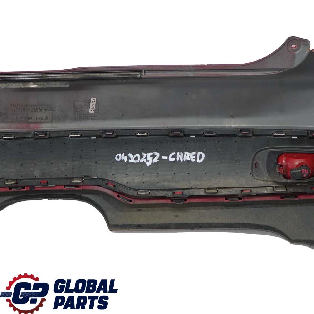 BMW Mini Cooper S R56 R57 Complete Rear Bumper Trim Panel Chili Red - 851